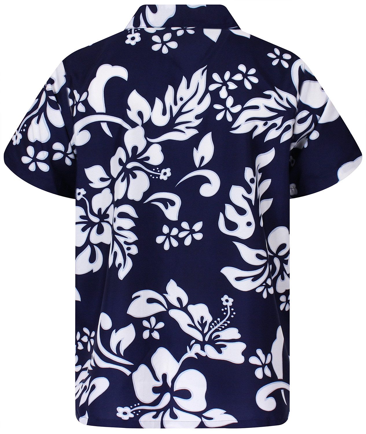 King Kameha Hawaiihemd Hibiscus Übergrößen 7XL-12XL Kurzarm Front-Tasche St günstig online kaufen