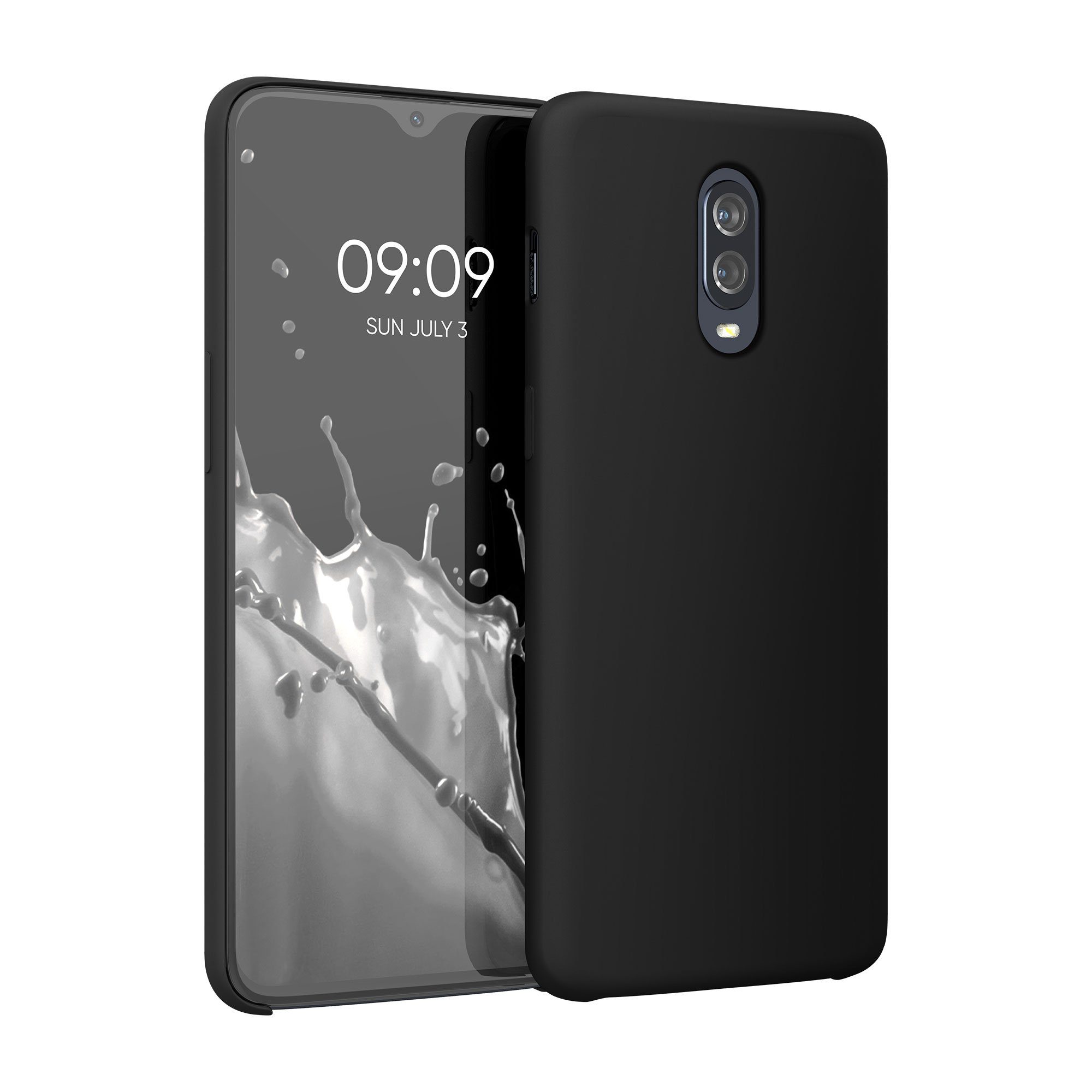 kwmobile Handyhülle Handyhülle für OnePlus 6T Hülle, Weiches Handy Silikon Case - Schutzhülle Cover