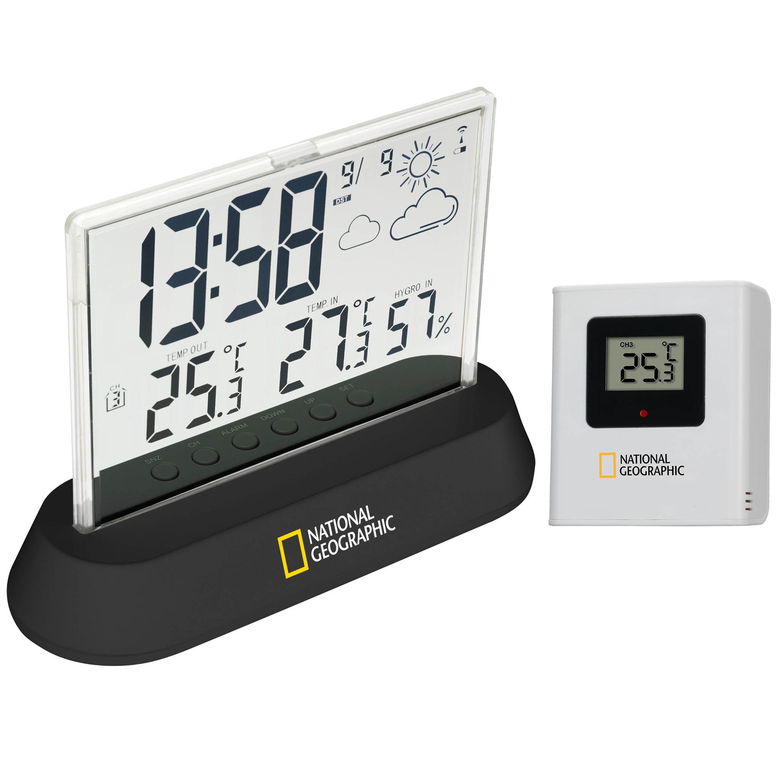 NATIONAL GEOGRAPHIC NATIONAL GEOGRAPHIC Funkwetterstation Transparent Wetterstation