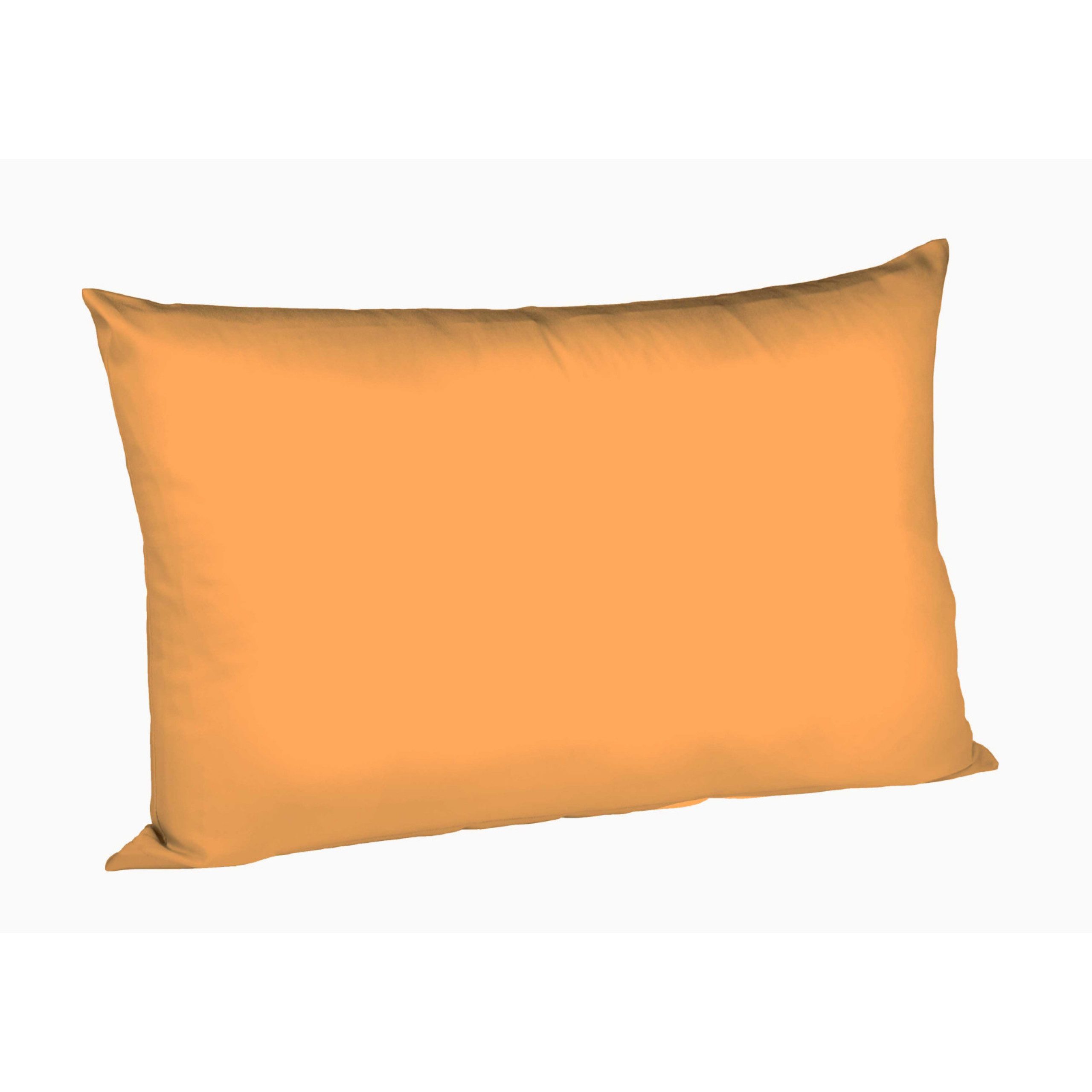fleuresse Kissenbezüge Fleuresse Mako-Satin-Kissenbezug uni colours Farbe gold 2046, Größe