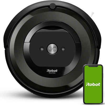 iRobot Saugroboter Roomba e5 (e5158) WLAN-fähiger Saugroboter mit zwei Gummibürsten für alle Böden, Ideal für Haustiere