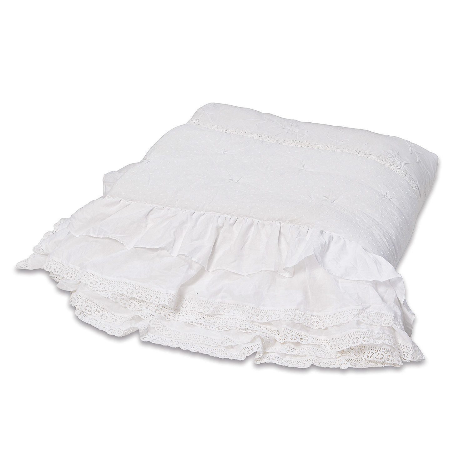 Mirabeau Tagesdecke Quilt Pittefaux weiß