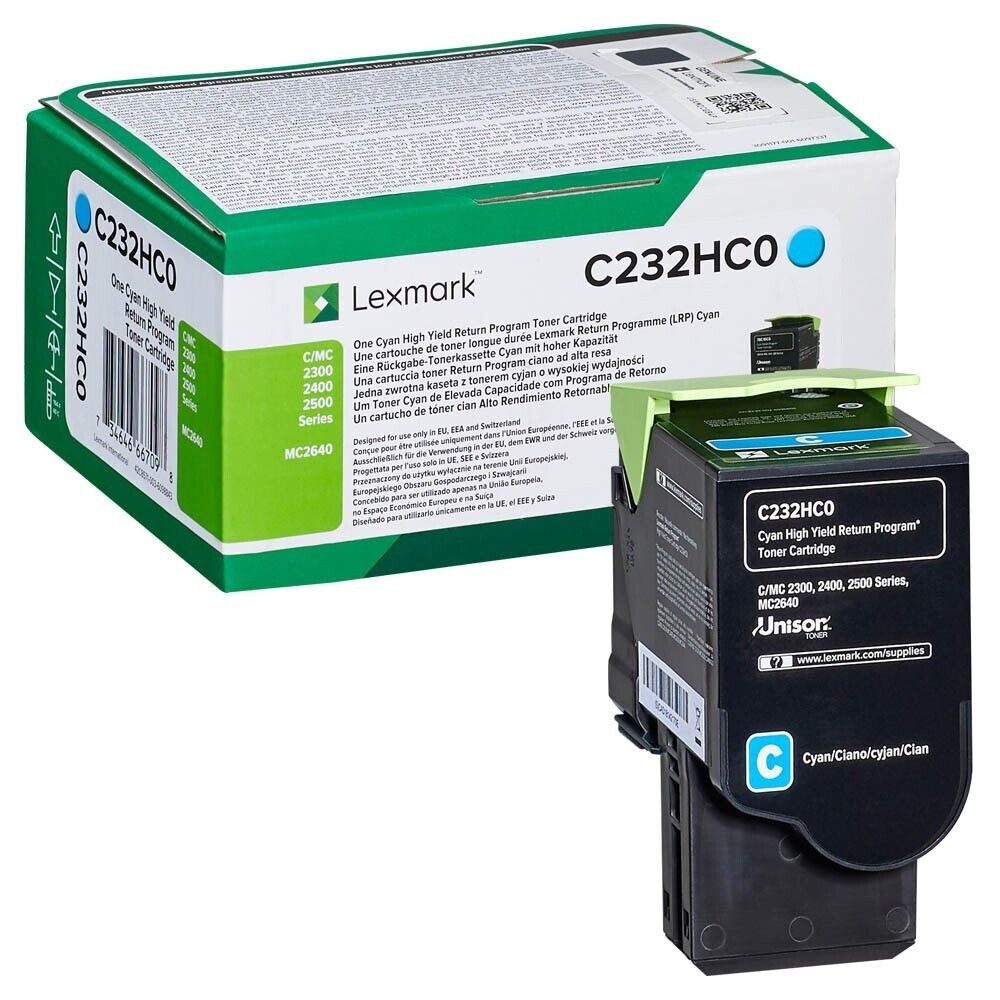 Lexmark Tonerpatrone Lexmark C232HC0 cyan Toner