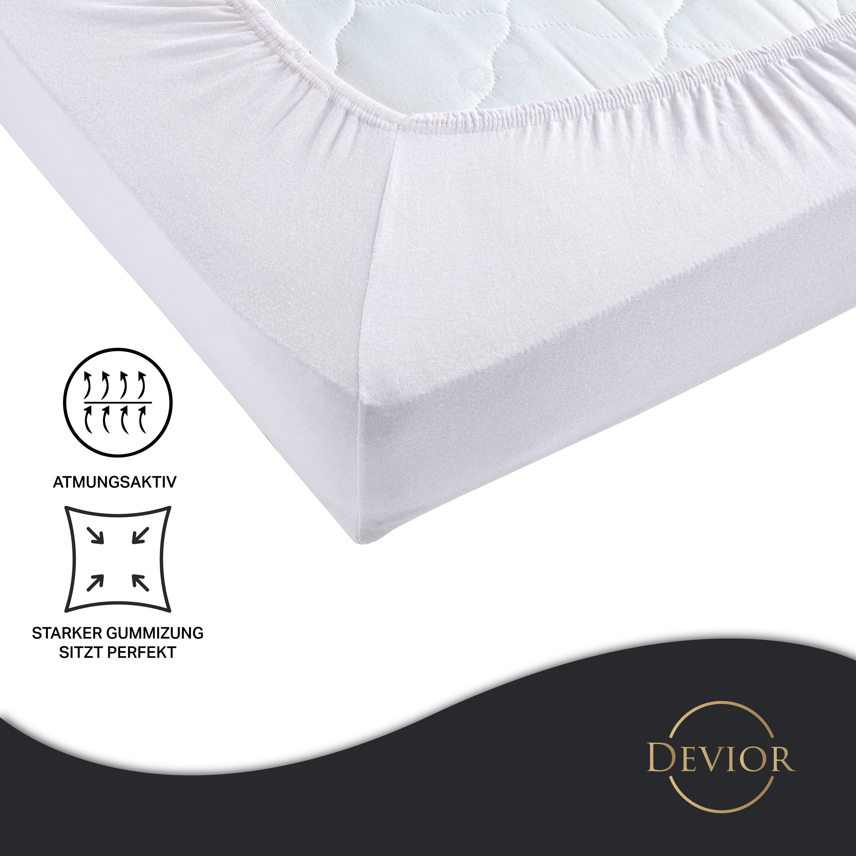 Devior Spannbettlaken für 180x200cm Boxspringbett-Matratzen bis günstig online kaufen