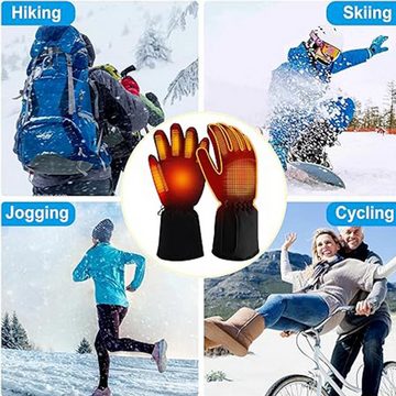 autolock Fahrradhandschuhe Fahrradhandschuhe Beheizbare Winterhandschuhe Touchscreen Winddicht Ski Handschuhe fur kifahren Wandern Radfahren
