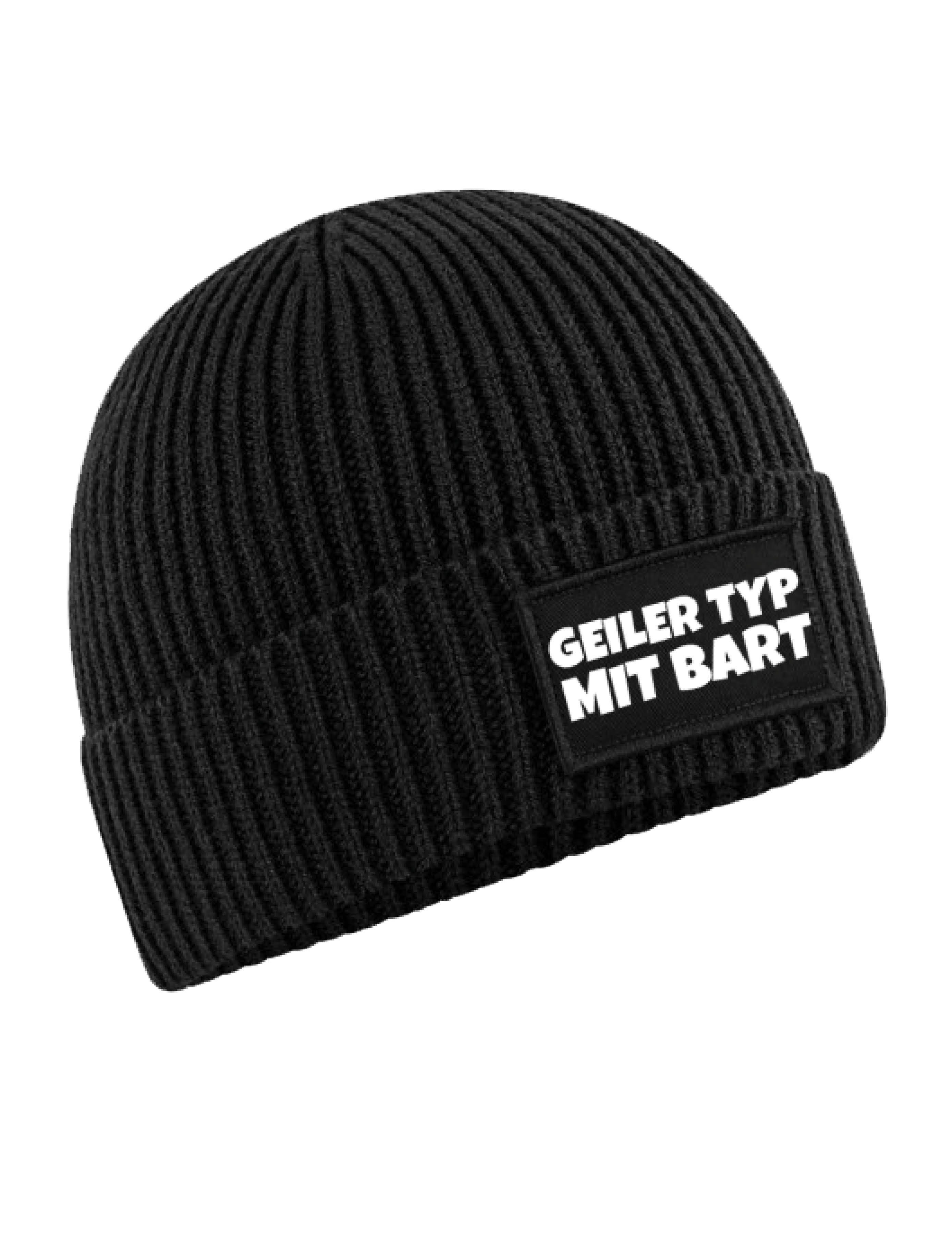 Youth Designz Beanie Herren Strick Beanie Mütze "Geiler Typ Mit Bart" Aufdr günstig online kaufen