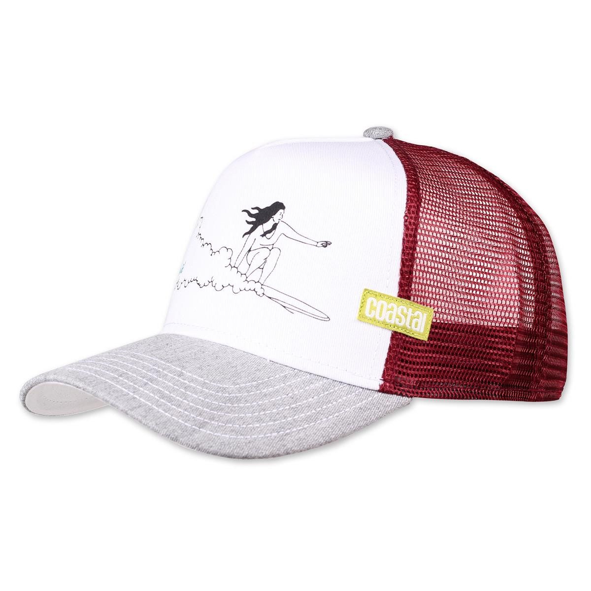 Trucker Cap Coastal HFT Cap New Line White