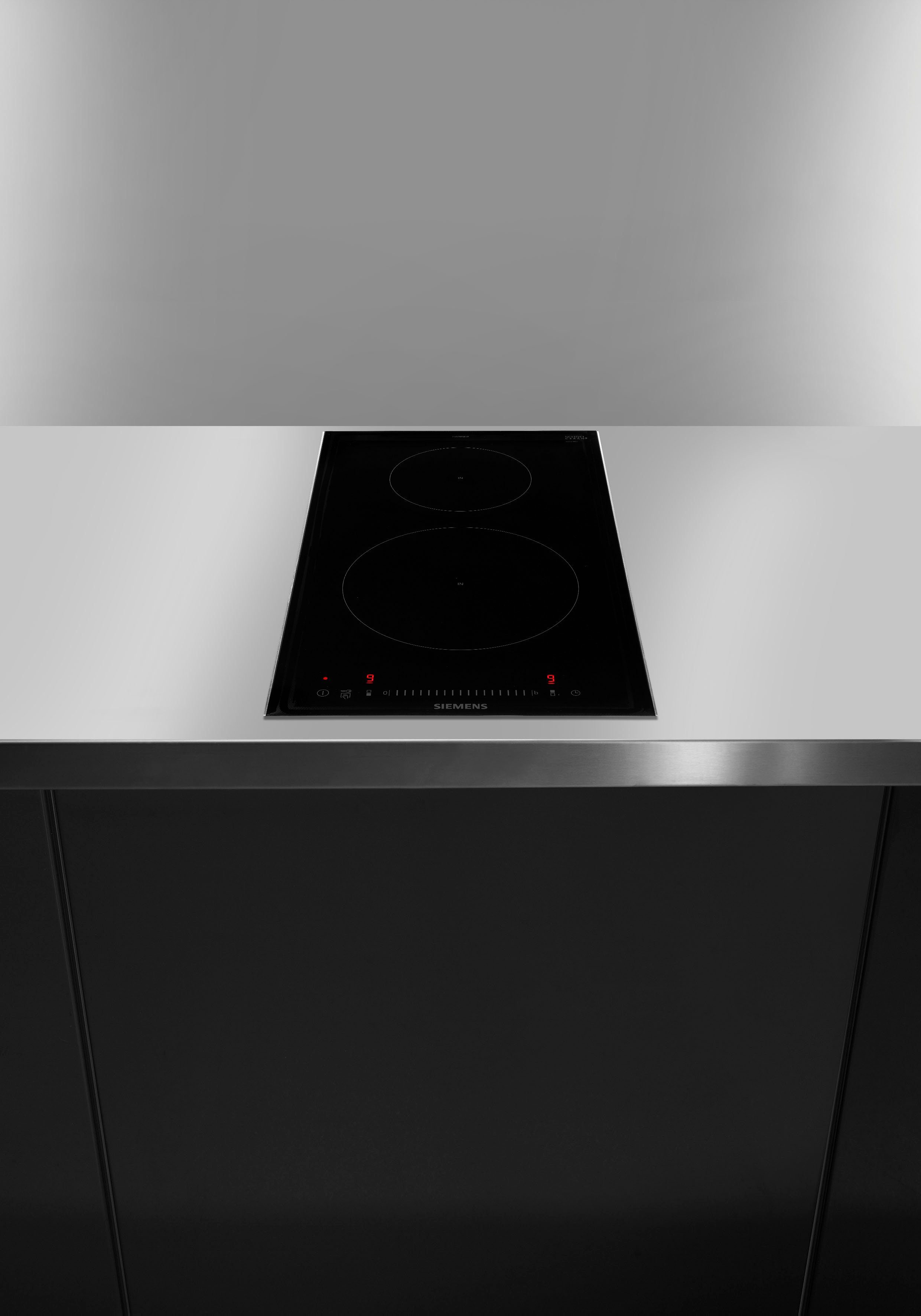 SIEMENS Induktions-Kochfeld iQ100 EH375FBB1E, Schneller powerBoost & intuitive touchSlider-Bedienung