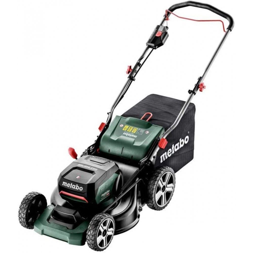 metabo Akkurasenmäher RM 36-18 LTX BL 46 - Akku-Rasenmäher - inkl. 2 Akkus - grün