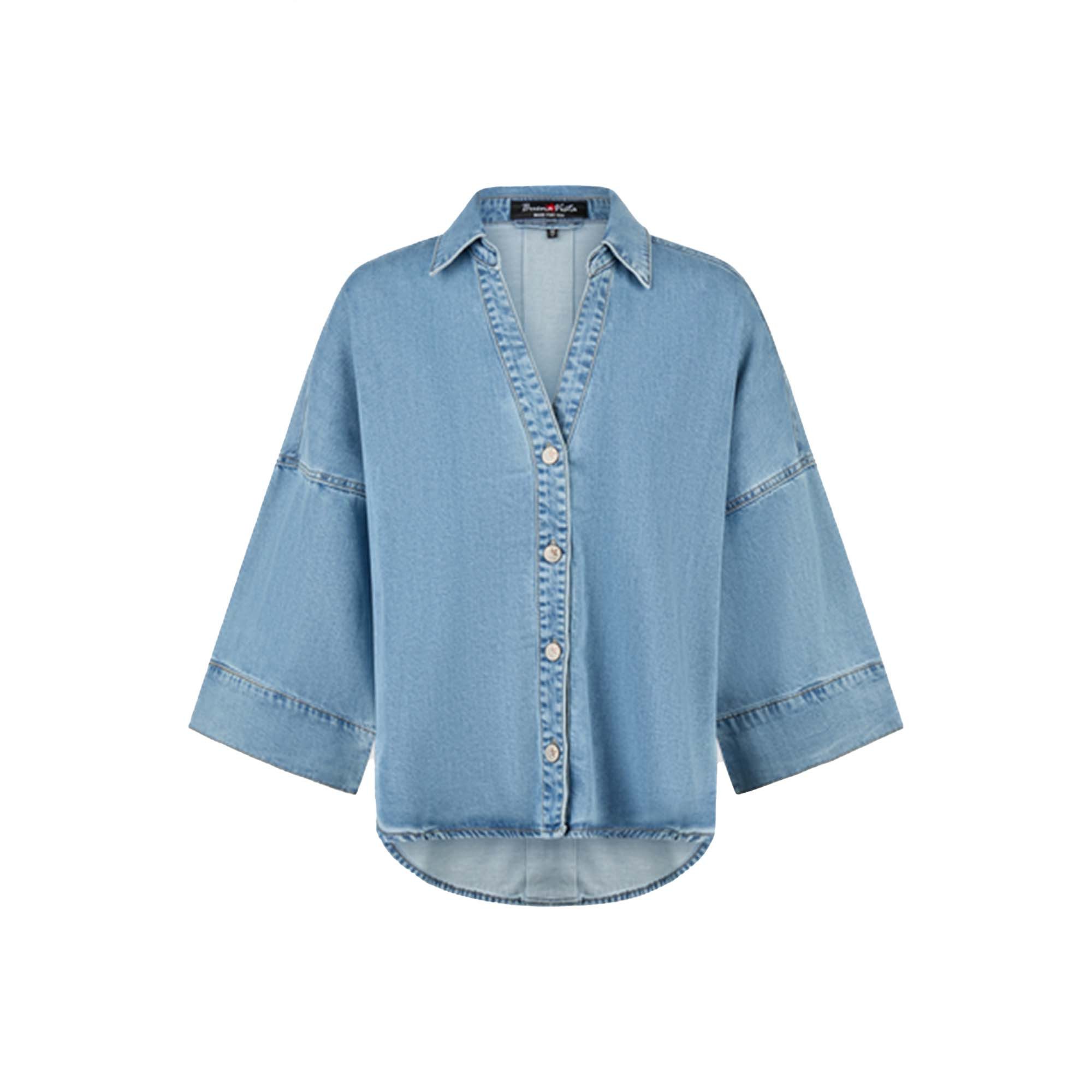Buena Vista Hemdbluse Light Jacket stretch denim günstig online kaufen