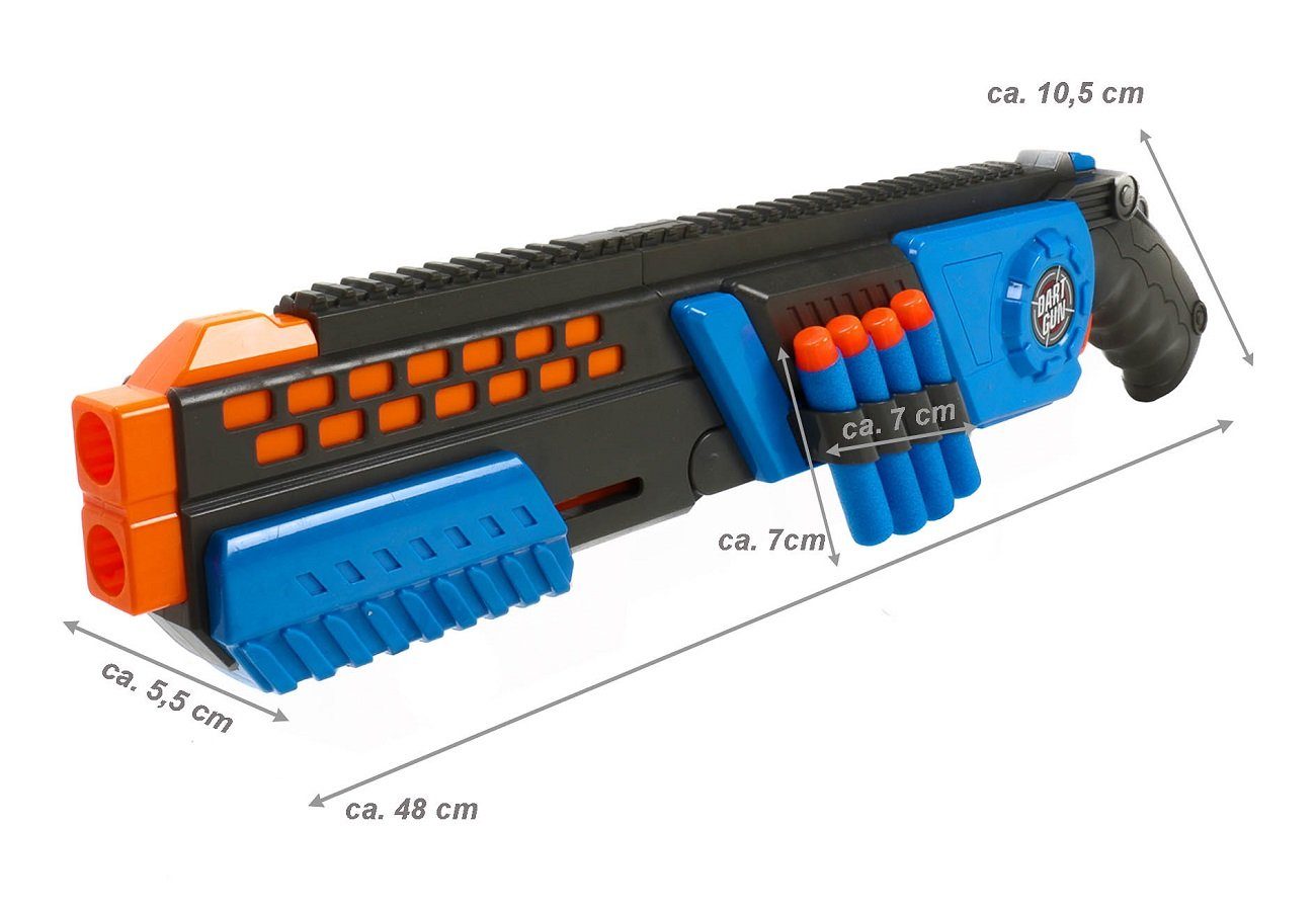 Bubble-Store Blaster Spielzeugpistole (Spielzeuggewehr mit Schaumstoffpfeile), Dartblaster, Spielzeug Pfeil Pistole Gewehr