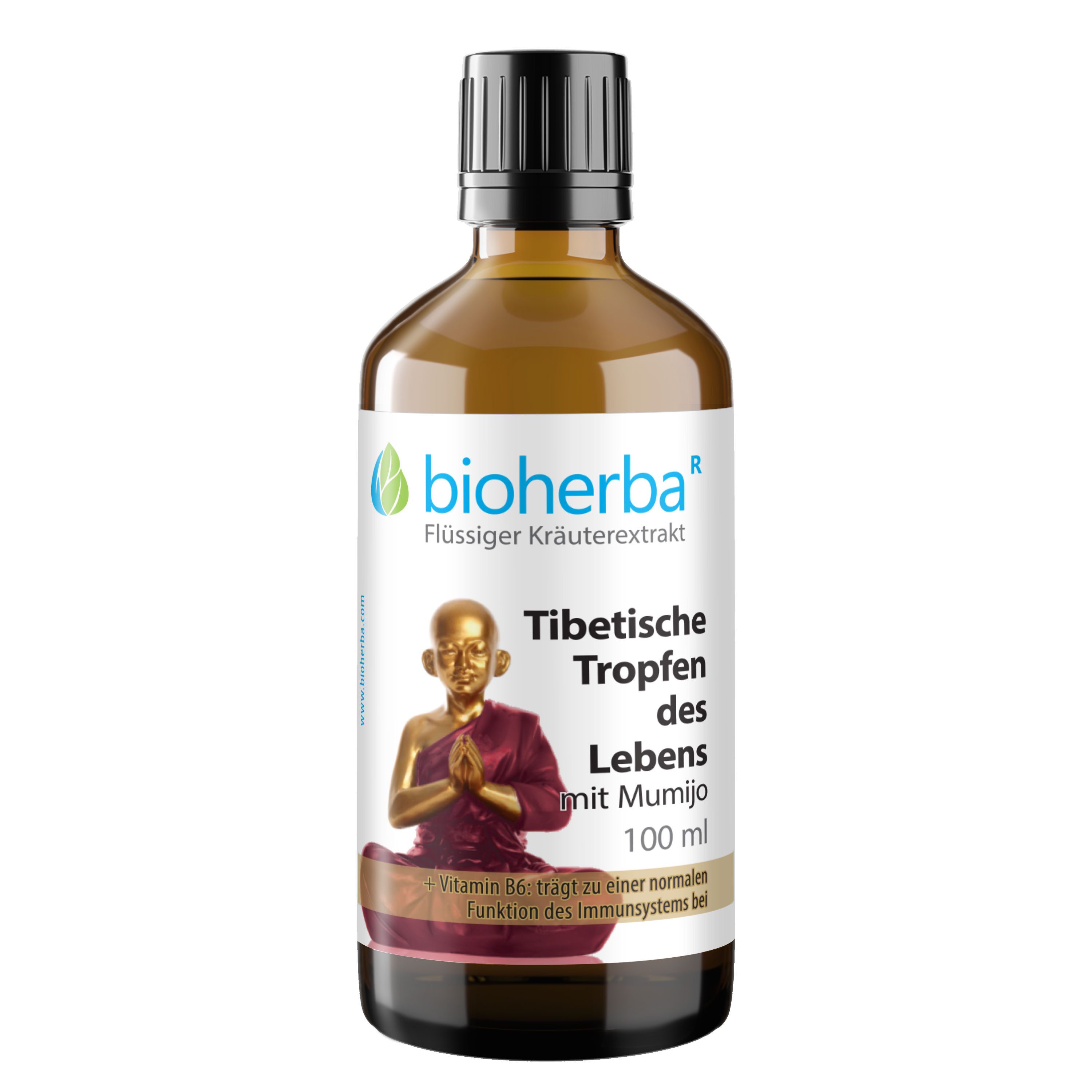 BIOHERBA R Bioherba Tibetische Tropfen des Lebens mit Mumijo Tinktur 100 ml Glasflasche, 1 er