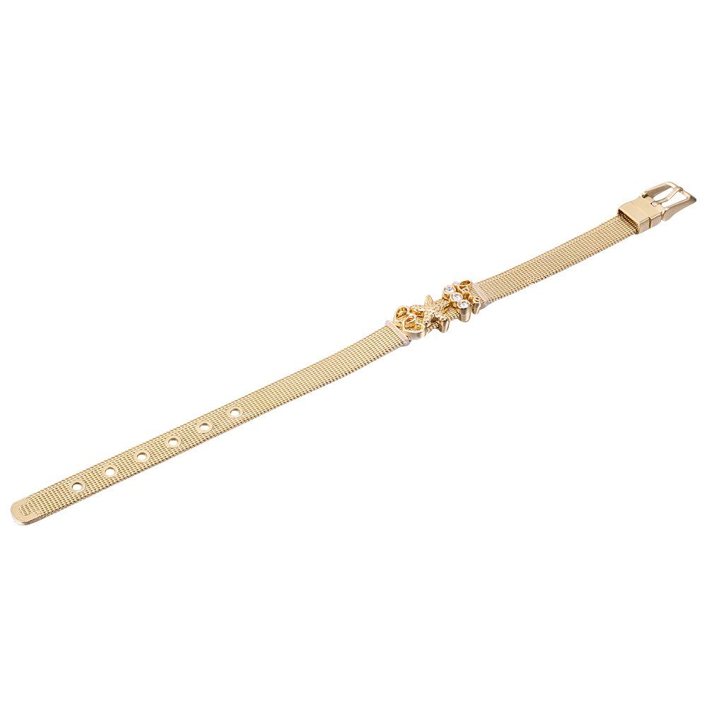 Heideman Armband Milanaise gold (Armband, Geschenkverpackung), "Stern" Charms mit verschiedenen inkl. "Herzchen" und