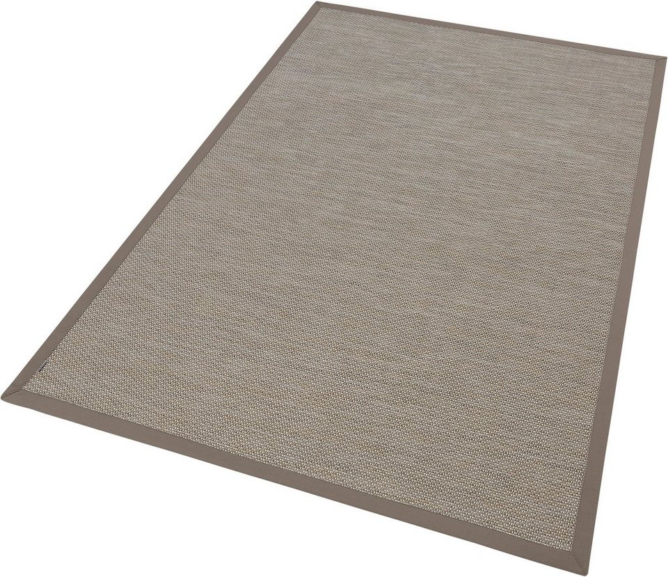 Teppich Naturino Color, Dekowe, rechteckig, Höhe: 7 mm, Flachgewebe, Sisal- Optik, mit Bordüre, In- und Outdoor geeignet