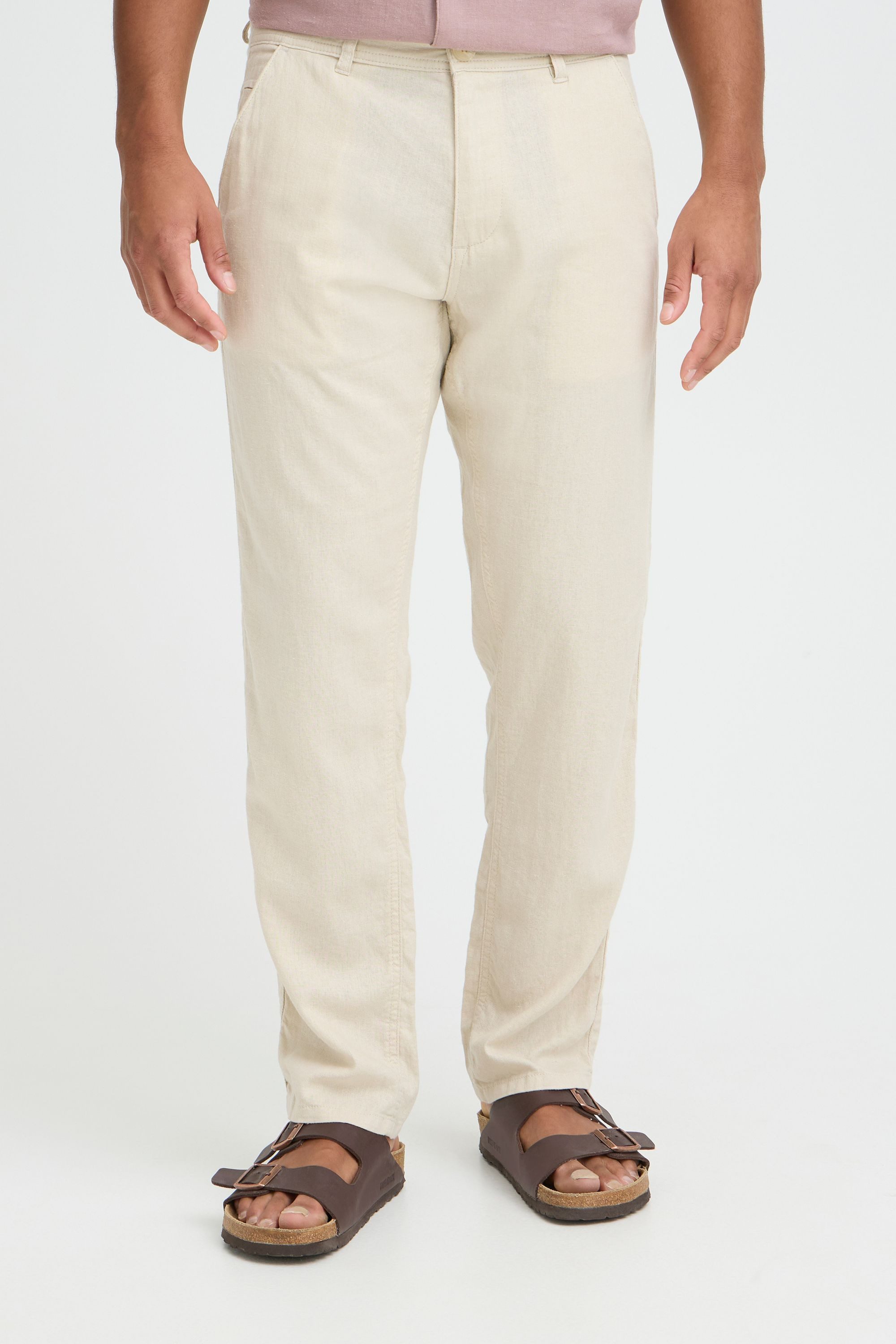 Blend Leinenhose BHLikan Stylische Chinohose aus Leinen-Viskose-Mix