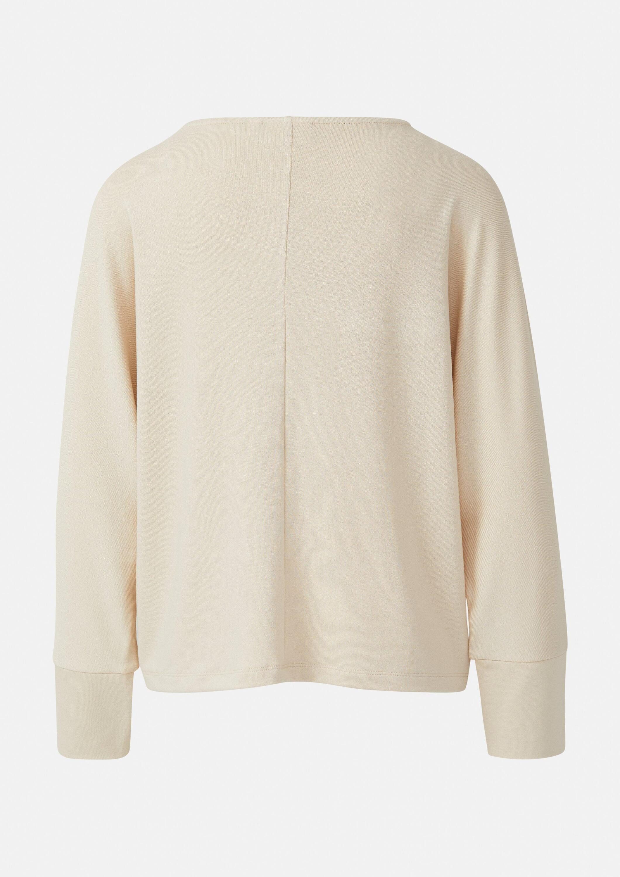 comma Langarmshirt T-Shirt Jerseyshirt mit Fledermausärmeln günstig online kaufen