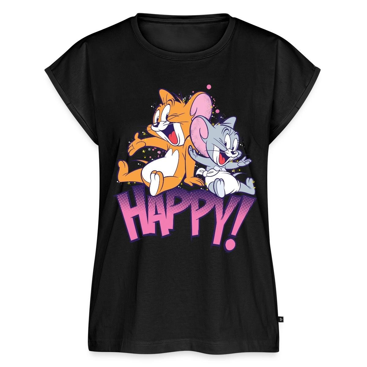 T-Shirt Tom Und Jerry Jerry und Nibbles Frauen Casual T-Shirt