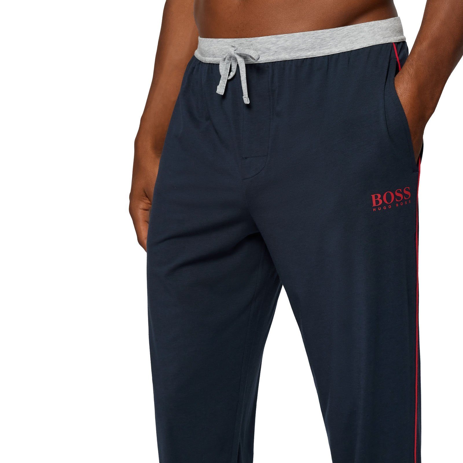 BOSS Jogginghose Balance Pants mit roter Paspel