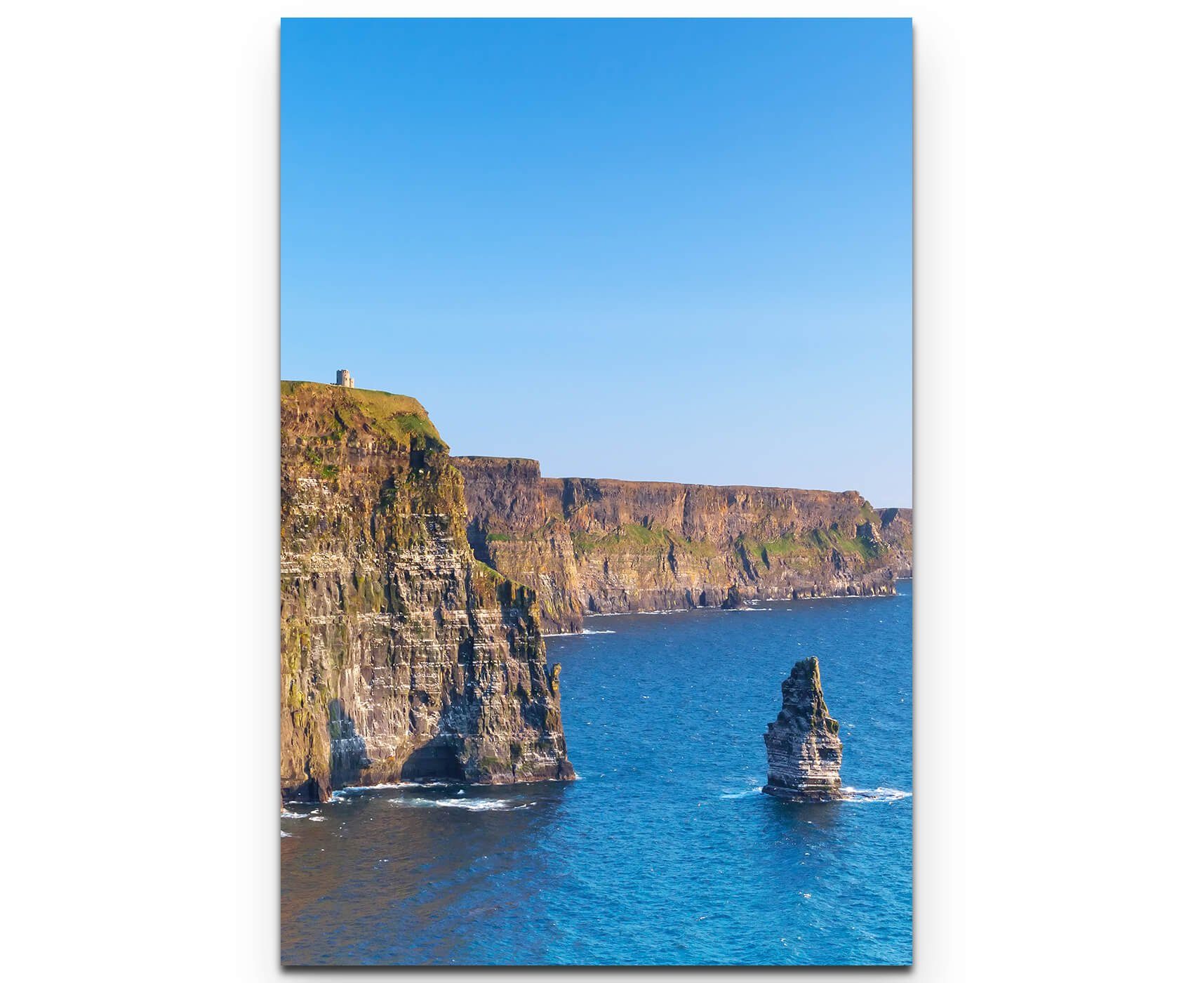 Sinus Art Leinwandbild Steilküste in Irland - Leinwandbild