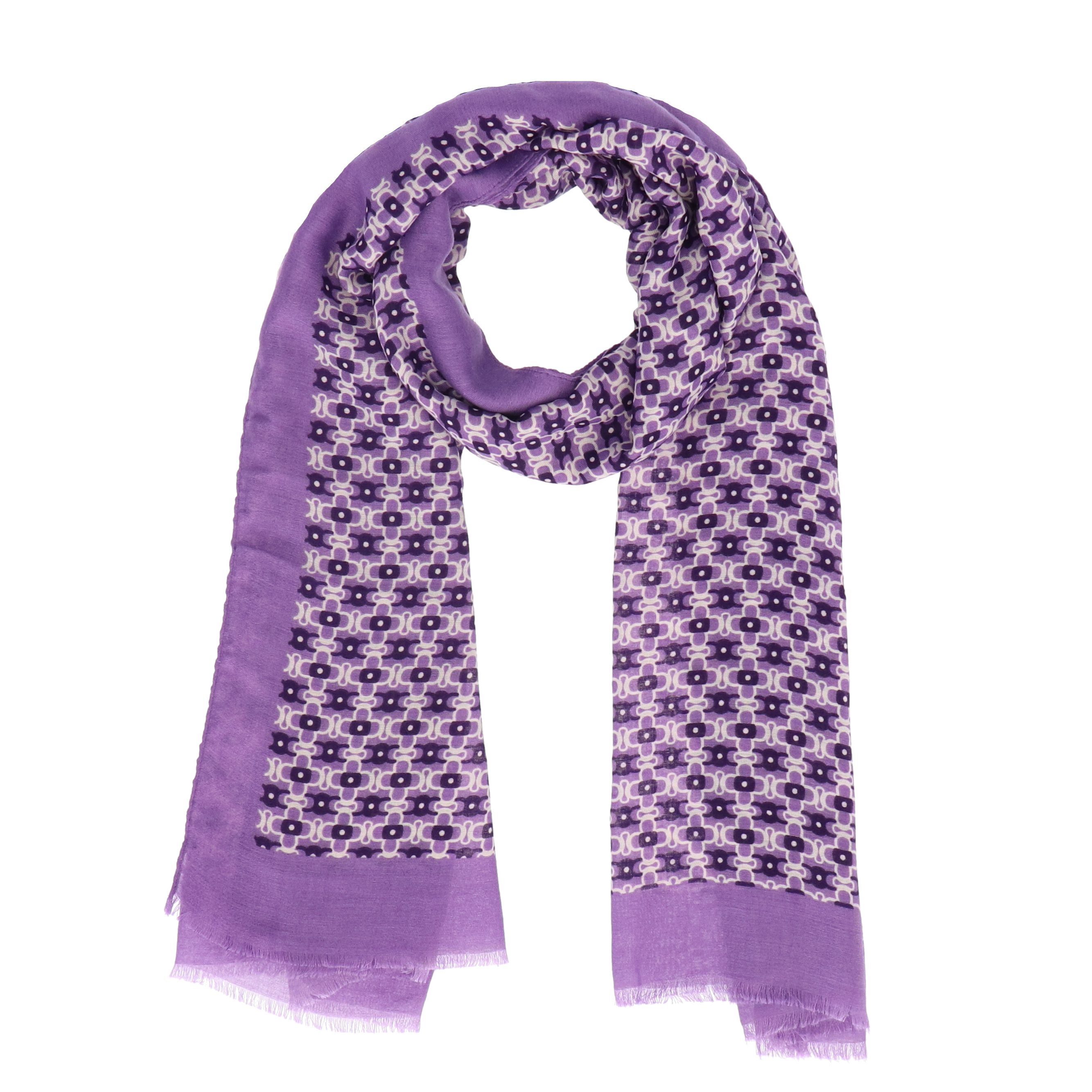 halsüberkopf Accessoires Modeschal Retro, weicher Viskose-/Baumwoll-Mix günstig online kaufen