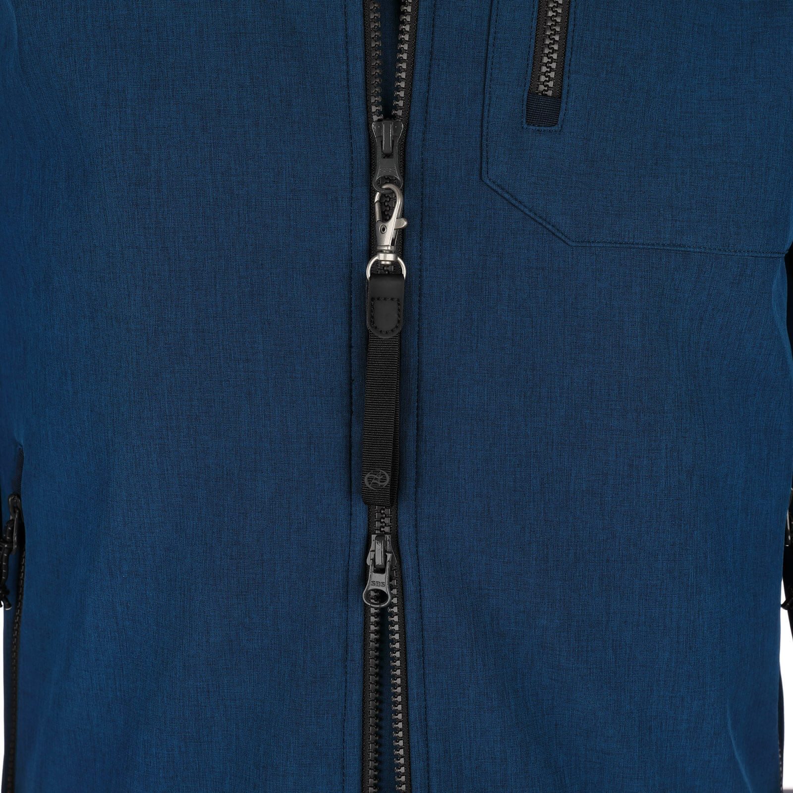 Dry Fashion Softshelljacke Wangerooge Herren Jacke Wangerooge mit Fleece-Innenfutter und abnehmbarer Kapuze