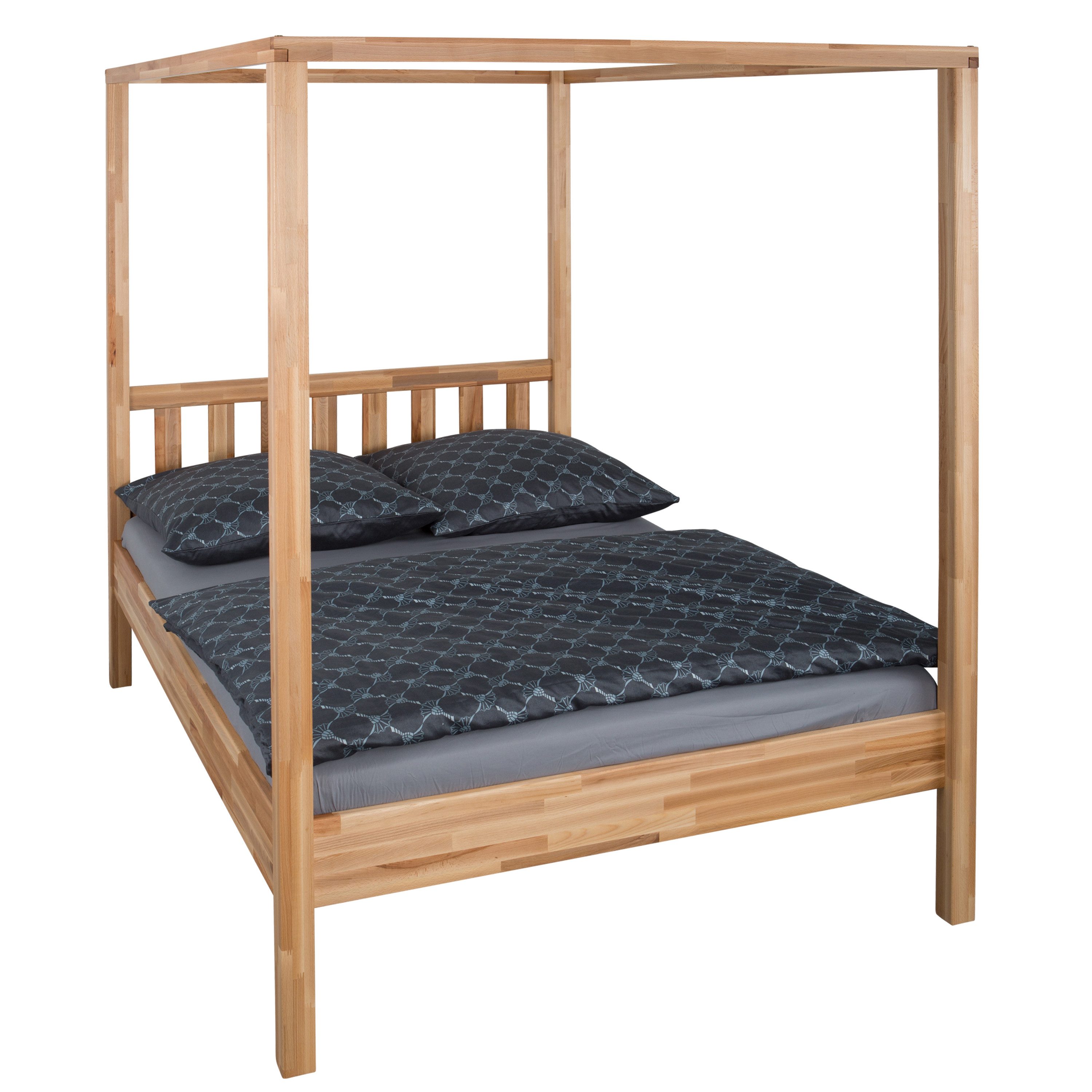 KEHO Himmelbett Karoline Himmelbett, Massivholz, in günstig online kaufen