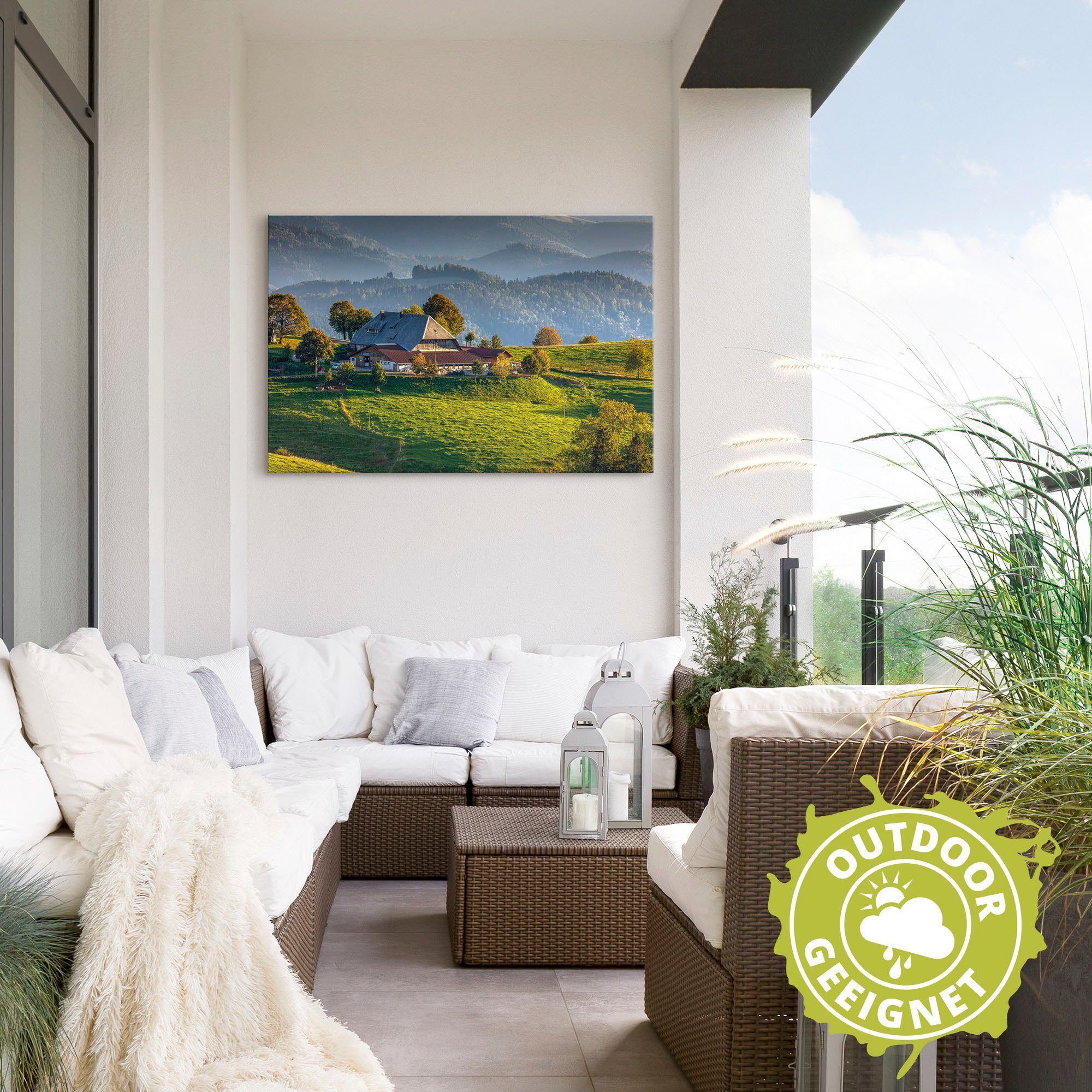 Artland Wandbild »Bauernhof bei St.Peter Schwarzwald«, Berge & Alpenbilder (1 Stück), in vielen Größen & Produktarten - Alubild / Outdoorbild für den Außenbereich, Leinwandbild, Poster, Wandaufkleber / Wandtattoo auch für Badezimmer geeignet-HomeTrends
