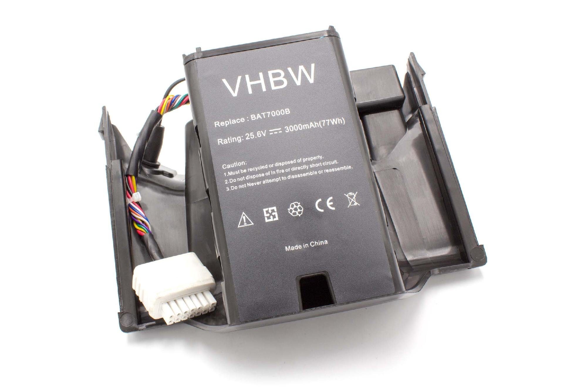 Akku passend für Robomow Premium RC302, RC304, RC304u, RC306, RC308, RC308u, RC312, RC312u Heimwerker, Wetterstationen Akku Rasenmäher (3000mAh, 25,6V, Li-Ion) 3000 mAh