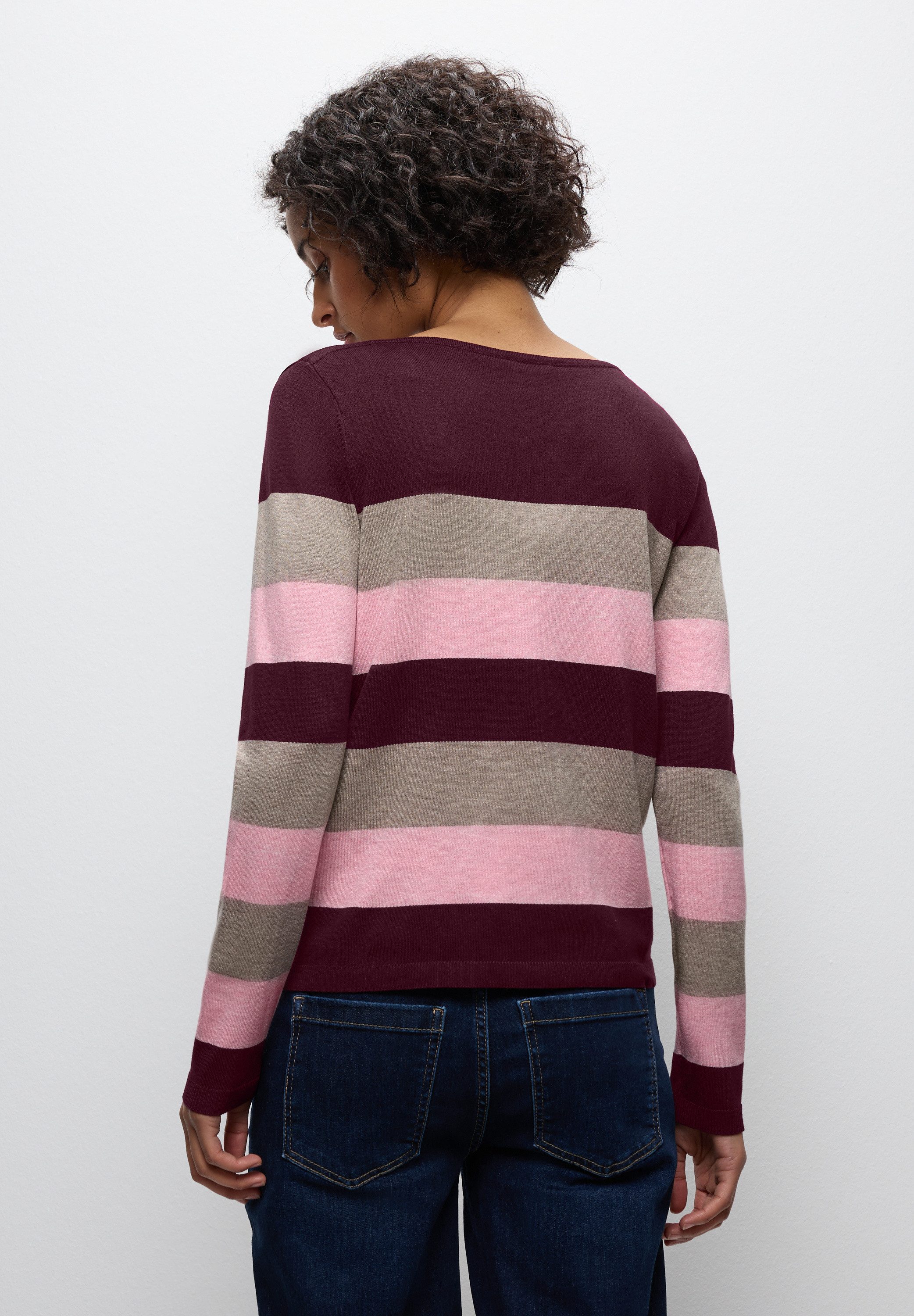 STREET ONE Strickpullover im Streifen-Design günstig online kaufen