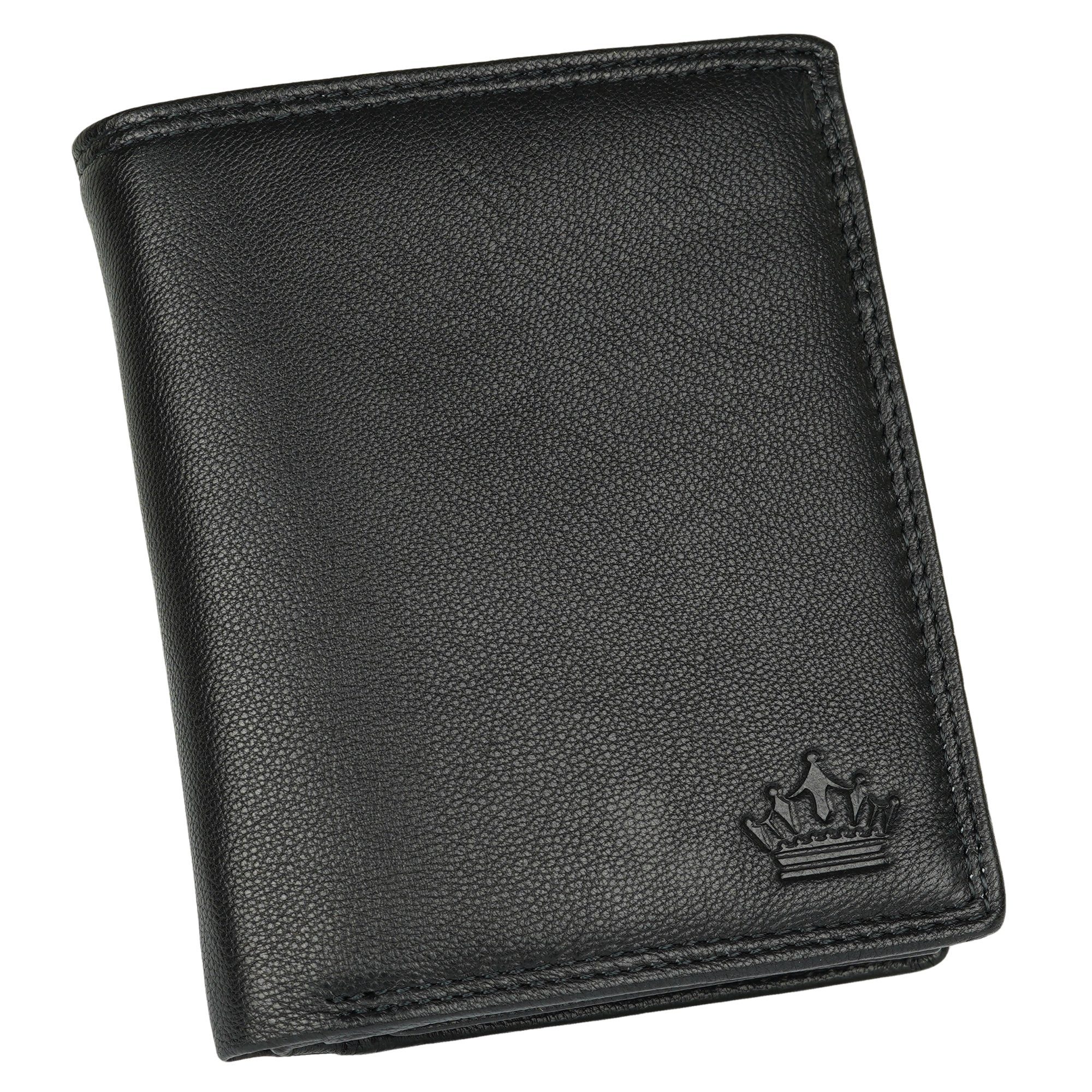 Manza Geldbörse Geldbeutel Herren Echtes Leder Portmonee Geldbörse inkl. RF günstig online kaufen