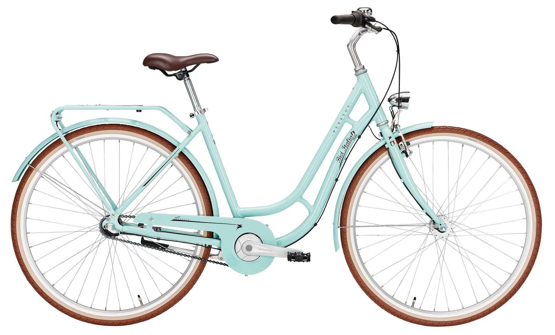 Pegasus Cityrad Pegasus Bici Italia 3 Damen blau 2025, 3 Gang Shimano Nexus SG-3C41, Nabenschaltung