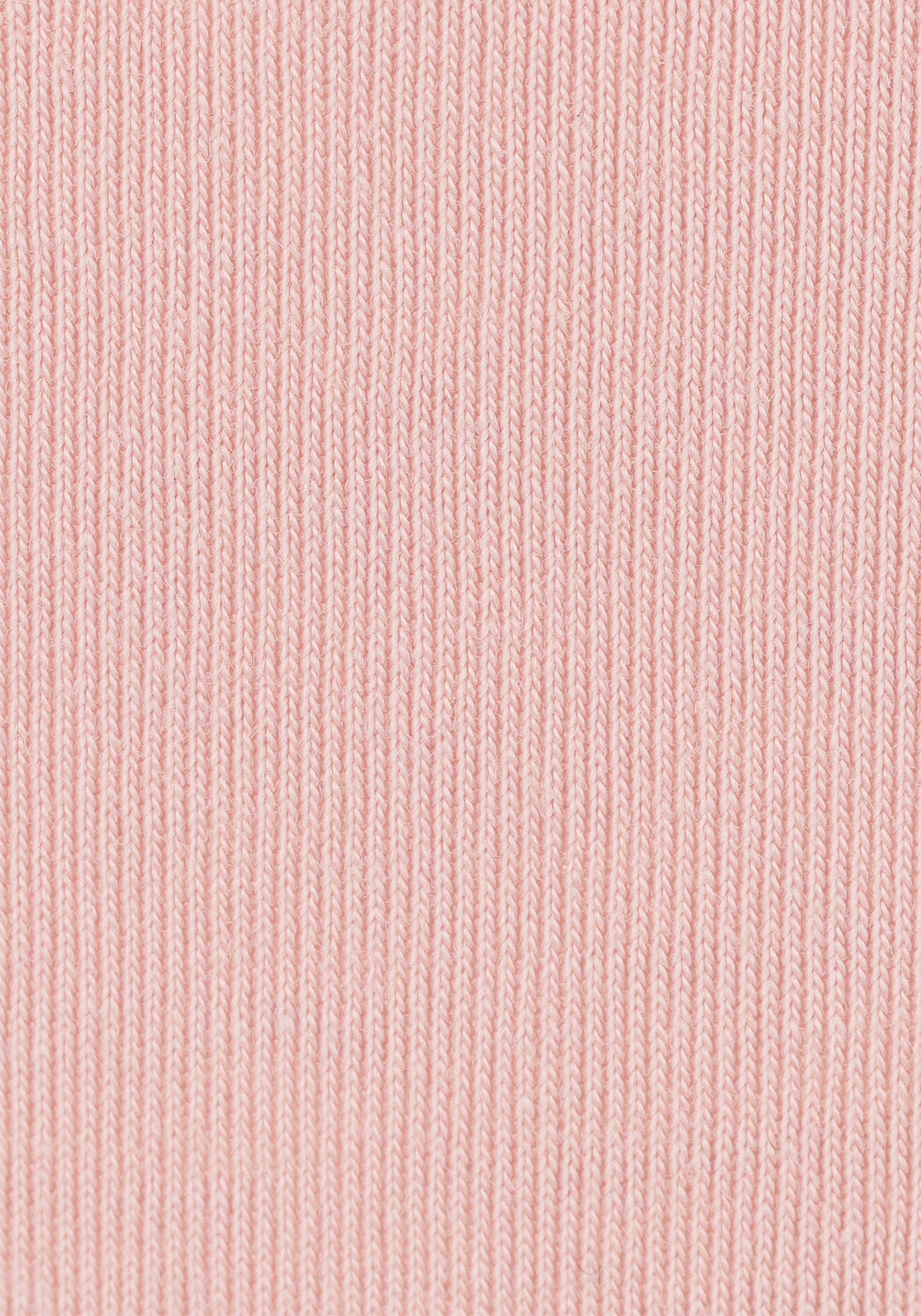 rosé, elastischer taupe, aus creme Bikinislip (Packung, Baumwoll-Qualität 5-St) Vivance