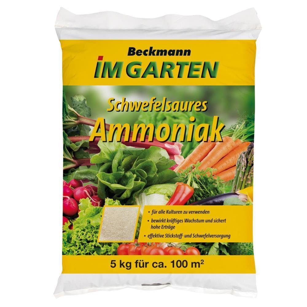 Beckmann IM GARTEN Gartendünger Schwefelsaures Ammoniak 5 kg Beutel