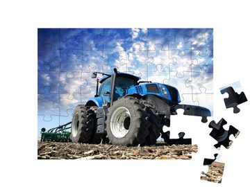 puzzleYOU Puzzle Landwirtschaftliche Maschinen: Traktor, 48 Puzzleteile, puzzleYOU-Kollektionen Fahrzeuge, Traktoren