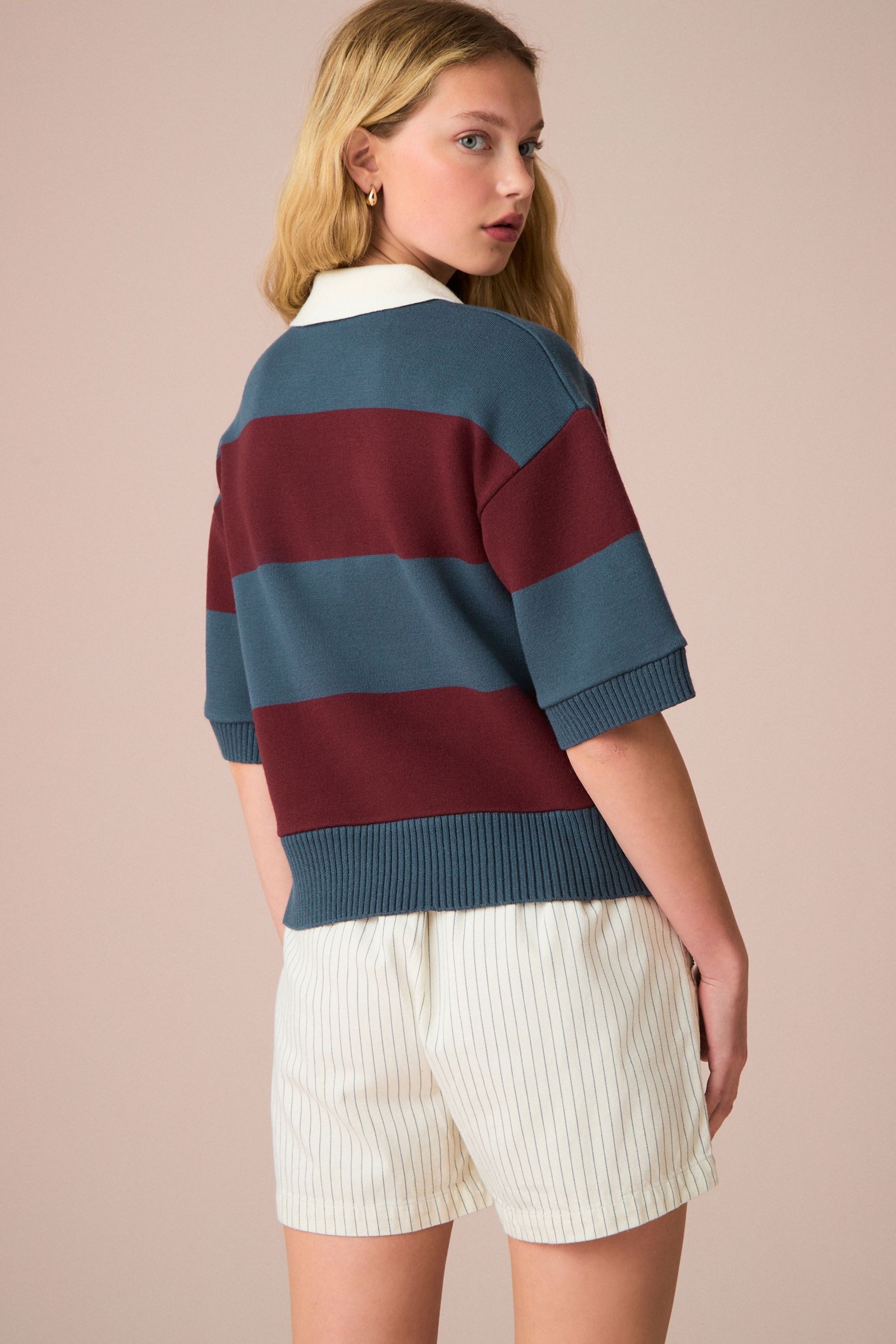 Next Strickpullover Weicher Kuschelpullover mit Streifenmuster günstig online kaufen