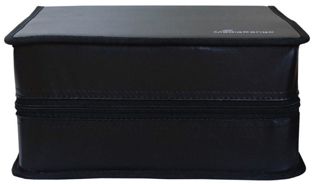 CD-Hülle Mediarange Tasche Storage Wallet für 300 BD / CD / DVD in schwarz