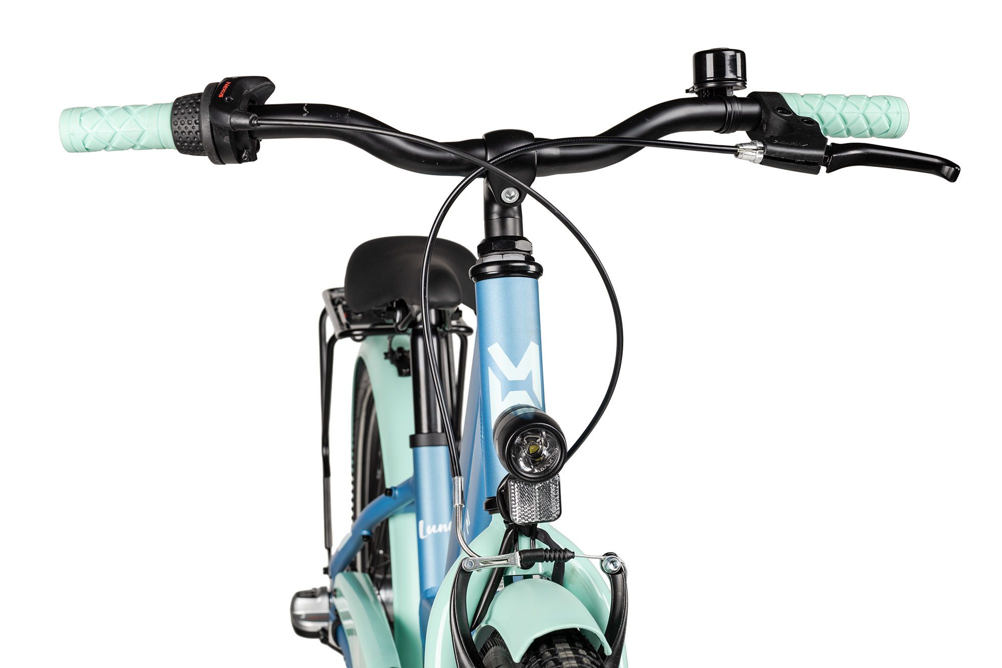 Maxim Kinderfahrrad Luna 20-3 Nexus, 3 Gang Shimano Nexus SG-3C41 Schaltwerk, Nabenschaltung Rücktritt, Straßenausstattung blau