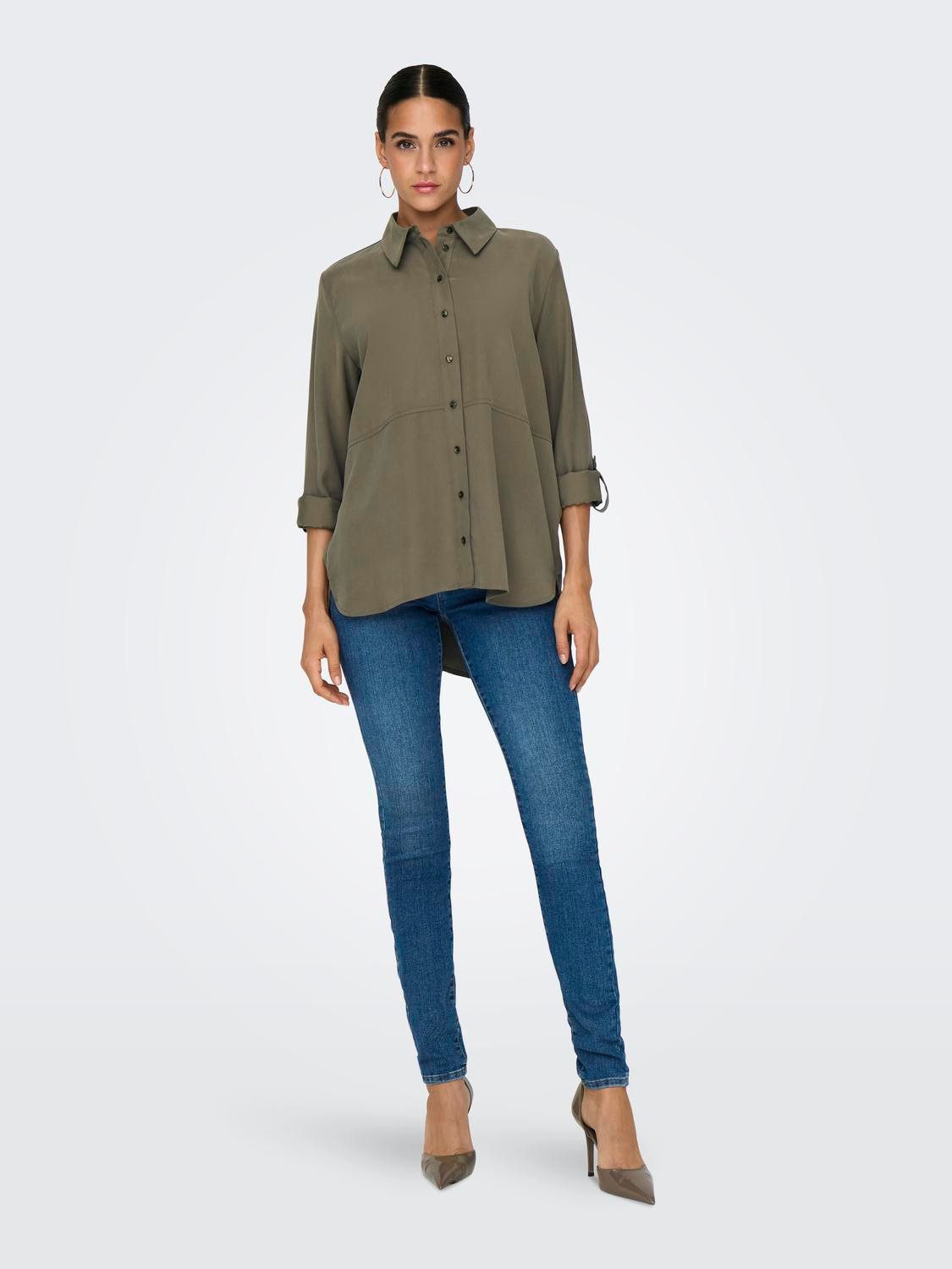 JACQUELINE de YONG Blusenshirt Hemdkragen Voluminöse günstig online kaufen