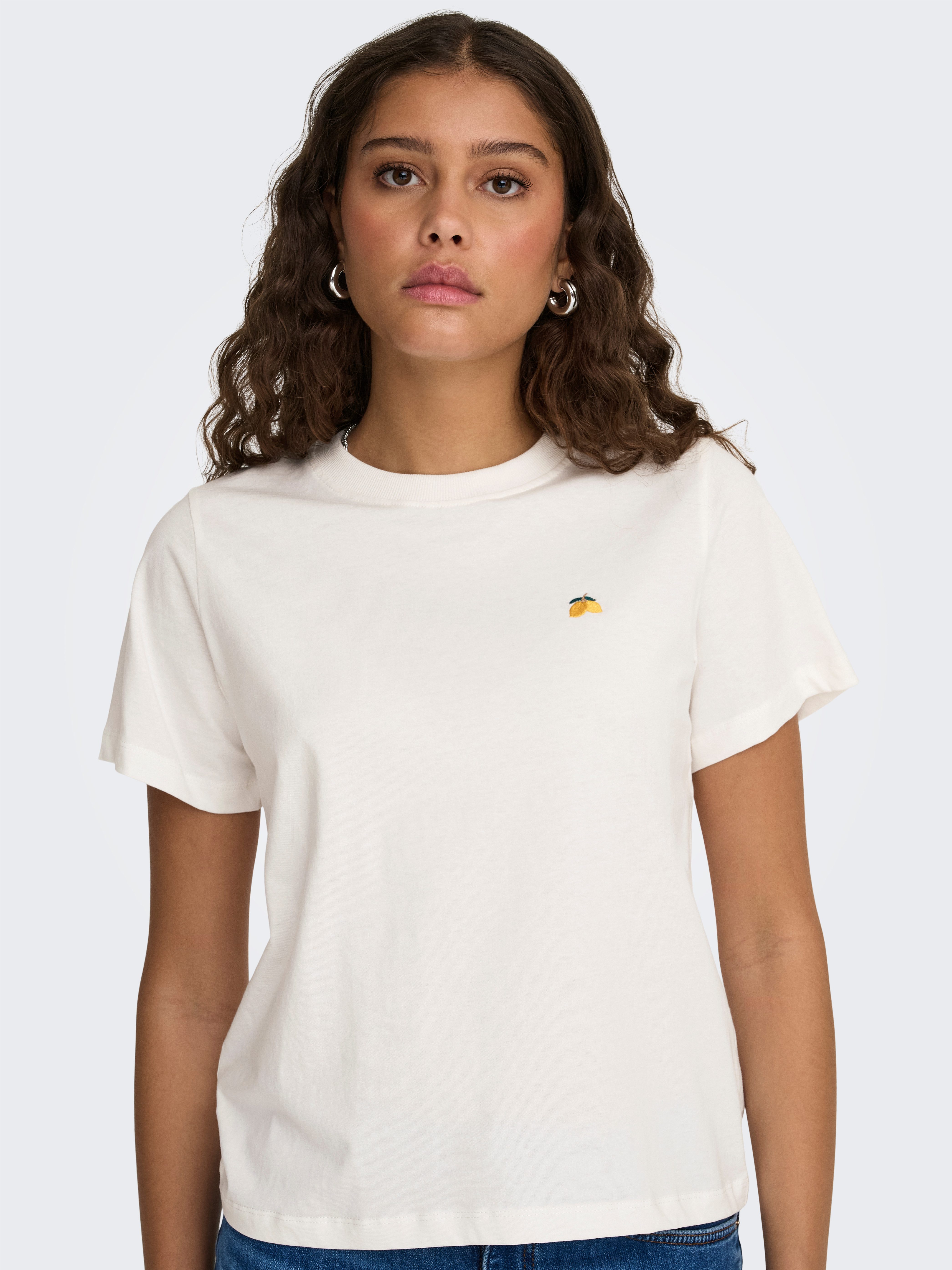 JDY Kurzarmshirt JDYPISA S/S PRINT TOP JRS NOOS Baumwolle, regular fit günstig online kaufen