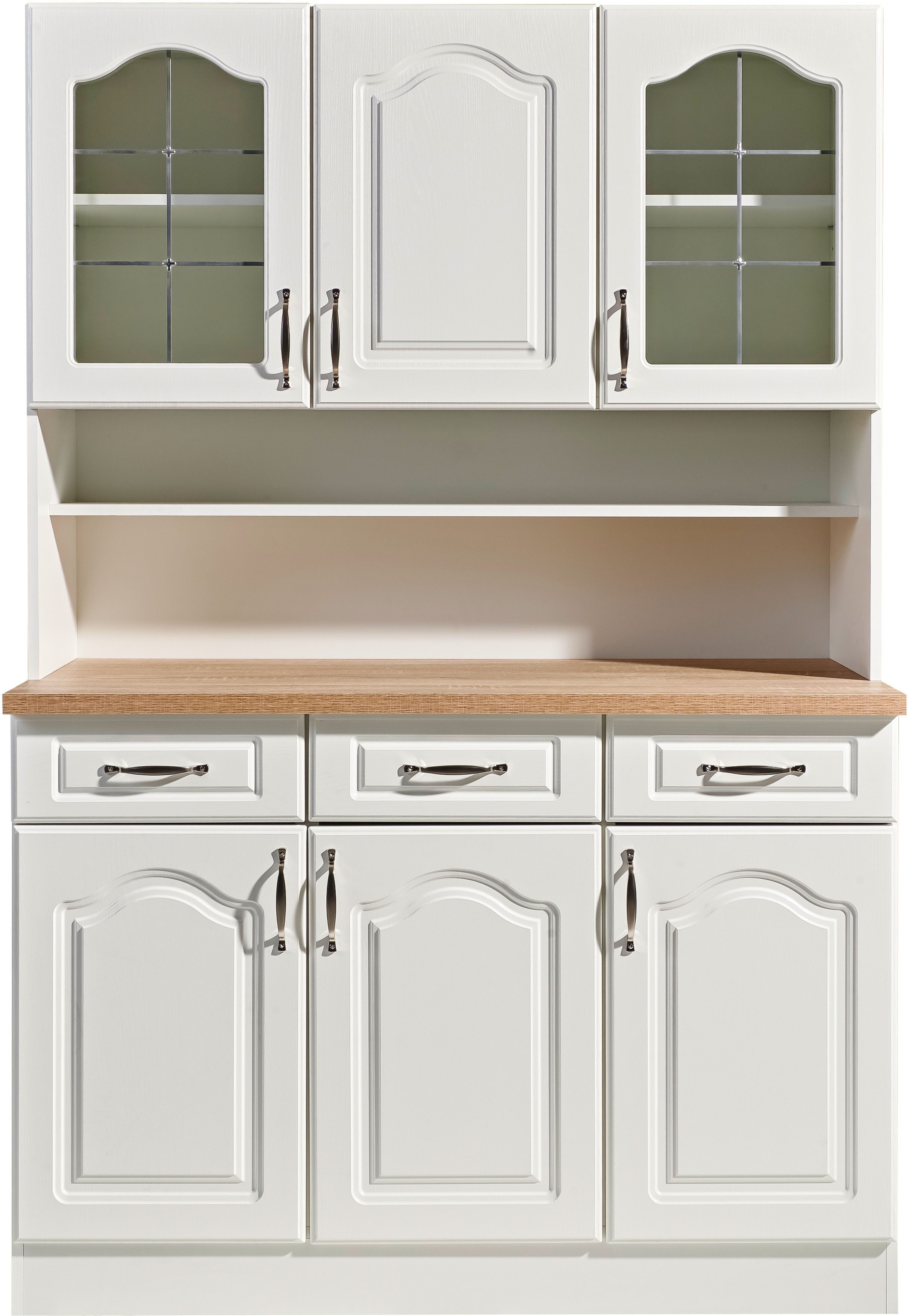 wiho Küchen Küchenbuffet Linz 120 cm breit, in Landhaus-Optik – Bild 2 von 5