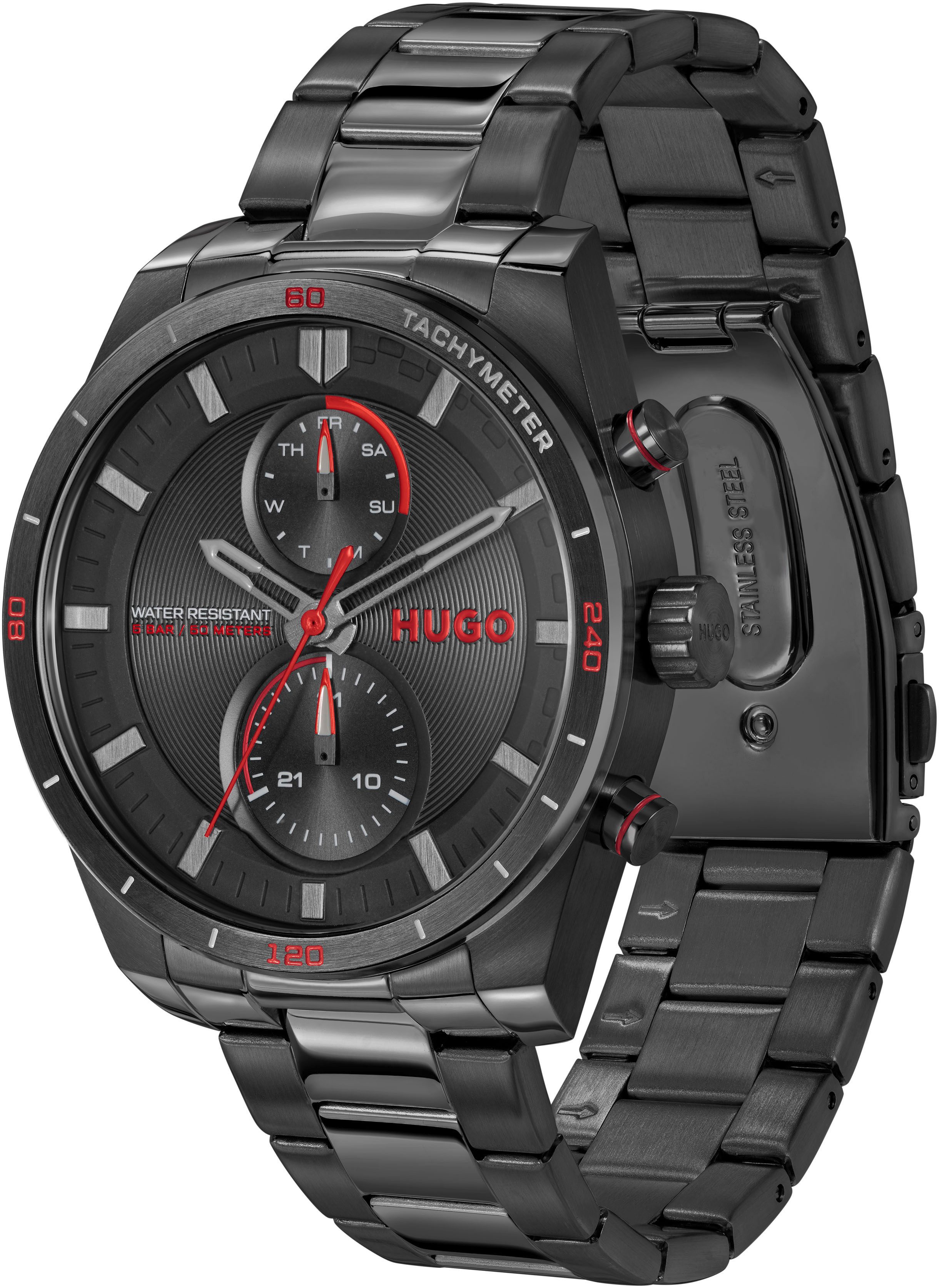 HUGO Multifunktionsuhr #FAST 1530374, Armbanduhr, Quarzuhr, günstig online kaufen