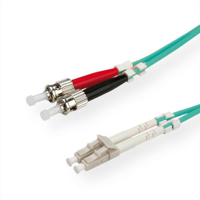 ROLINE LWL-Kabel 50/125µm OM3 LC/ST Glasfaserkabel (200.0 cm)