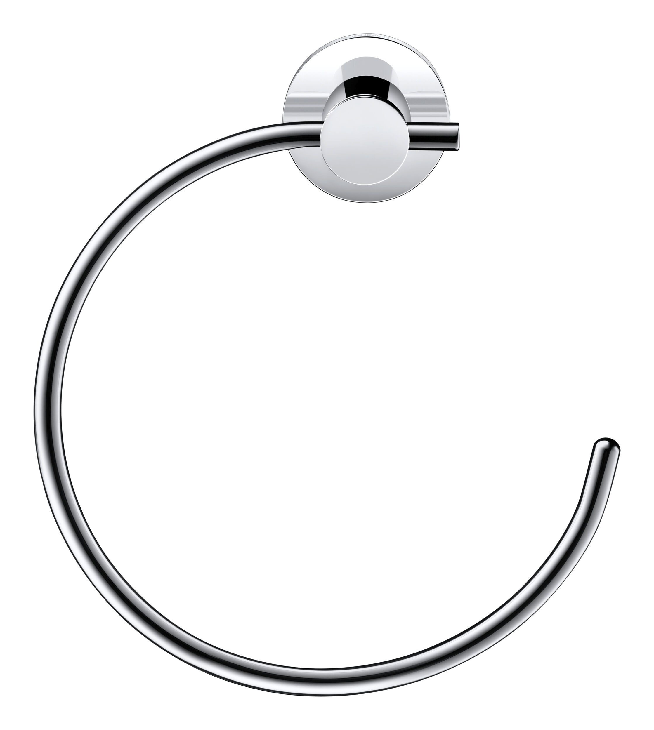 Duravit Handtuchhalter D-Code, Handtuchring - Chrom