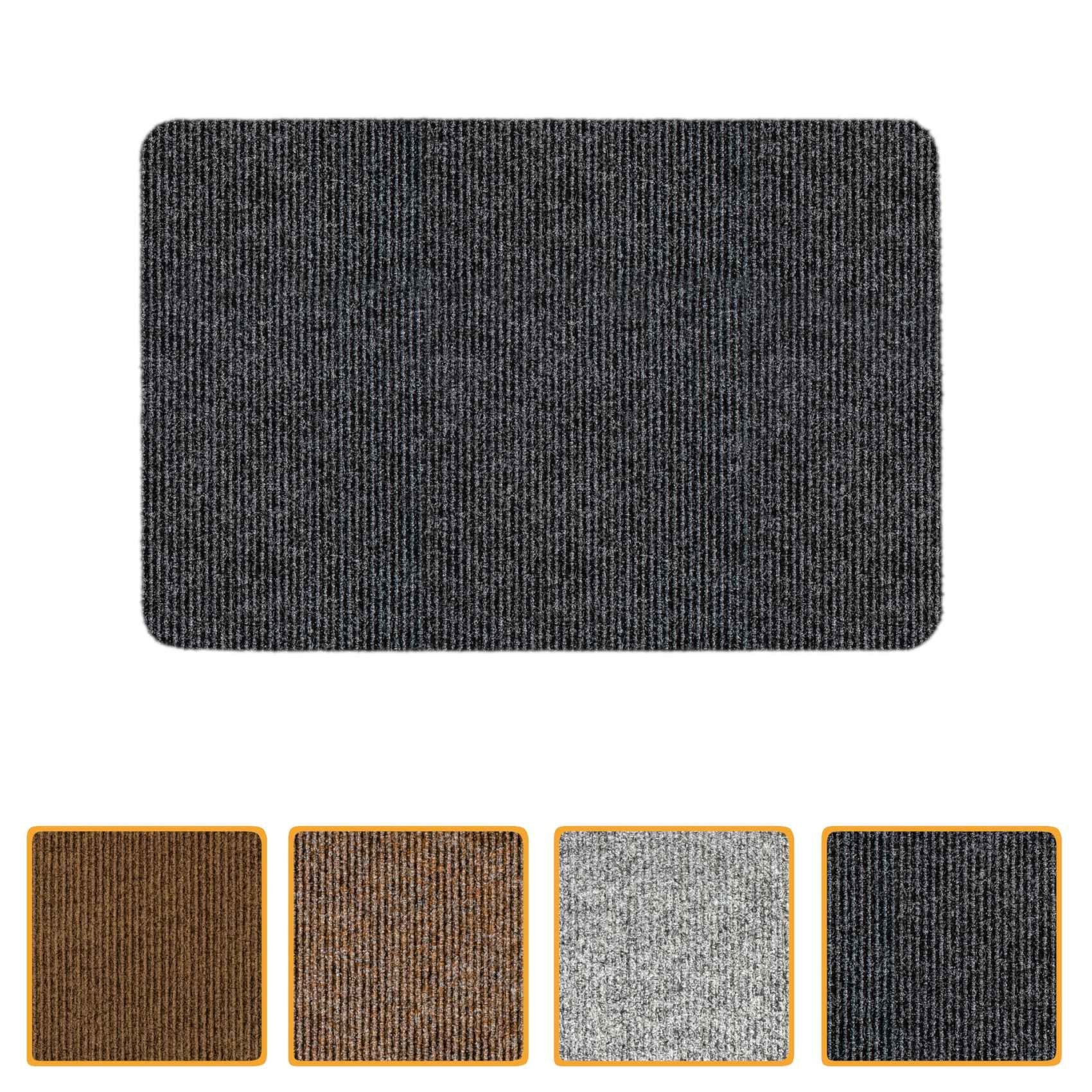 ANRO Fußmatte Türvorleger Schmutzfangmatte STRIBET, eckig, günstig online kaufen