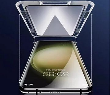 Protectorking Schutzfolie 1x Anti-Spion 9H Panzerglas für Samsung Galaxy S22 Ultra FULL CURVED, (1-Stück), Displayschutz, Schutzglas Echtglas Tempered 9H Panzerhartglas 3D-KLAR