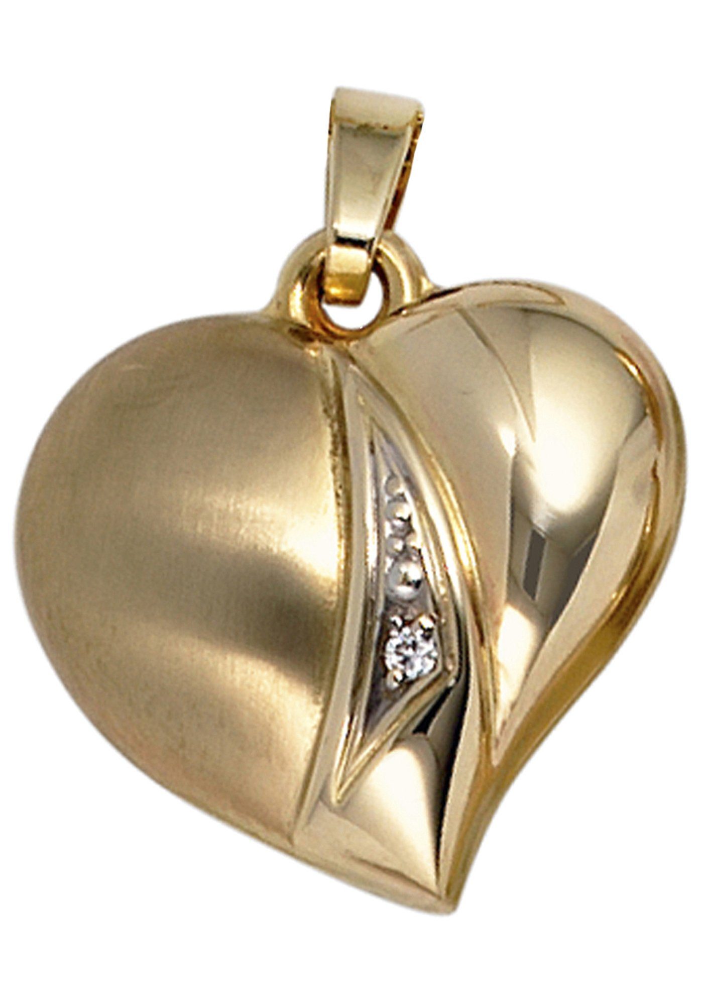 JOBO Herzanhänger Anhänger Herz, 333 G...