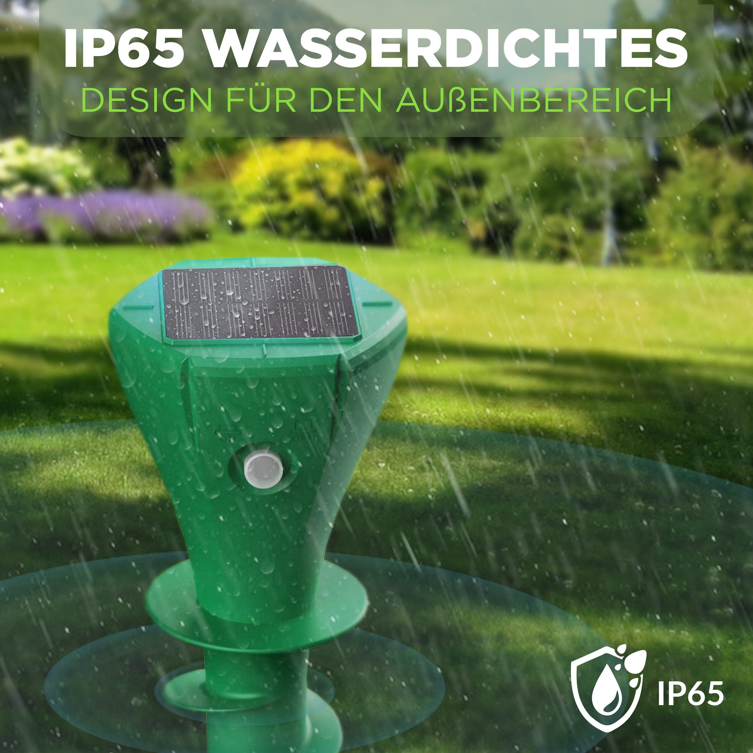 ISOTRONIC Vibrations-Tierabwehr ISOTRONIC Maulwurfvertreiber Solar, 1-tlg.