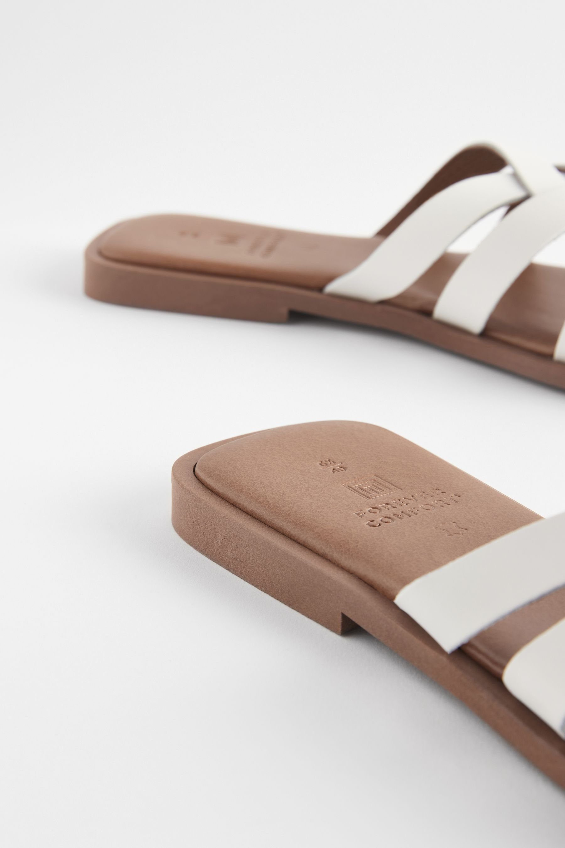 Next Forever Comfort® Gitterpantolette Leder Pantolette (1-tlg)