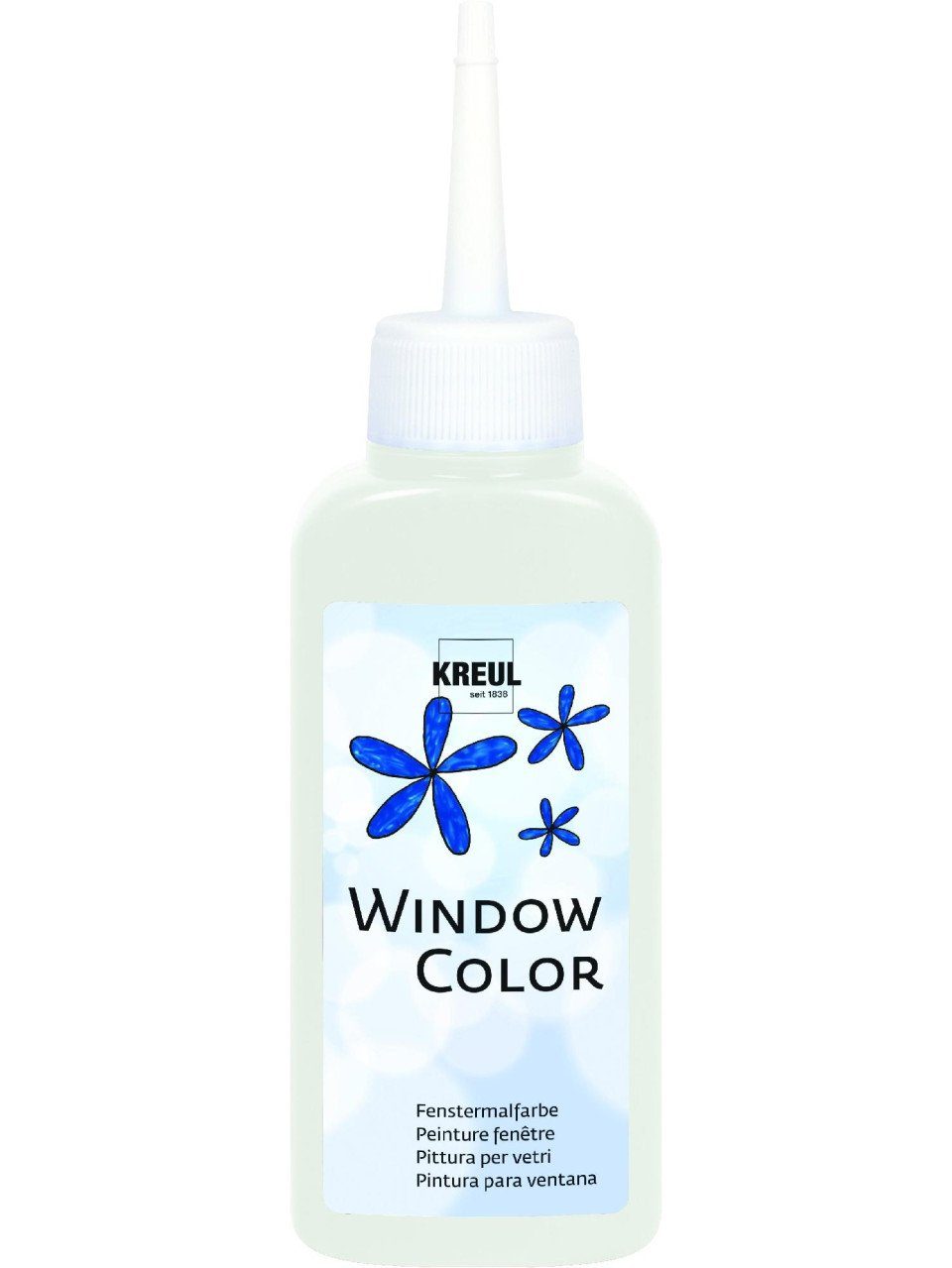 Bastelfarbe Kreul Window Color schneeweiß 80 ml