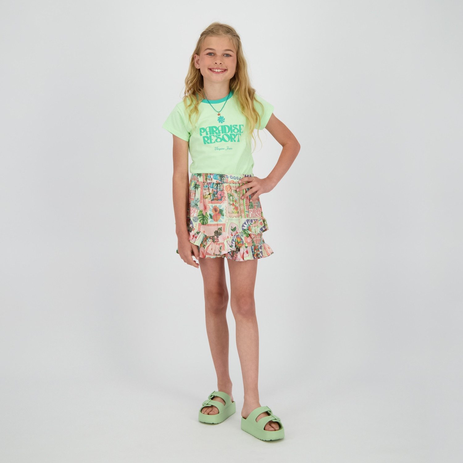 Vingino Relaxshorts mit Allover-Muster